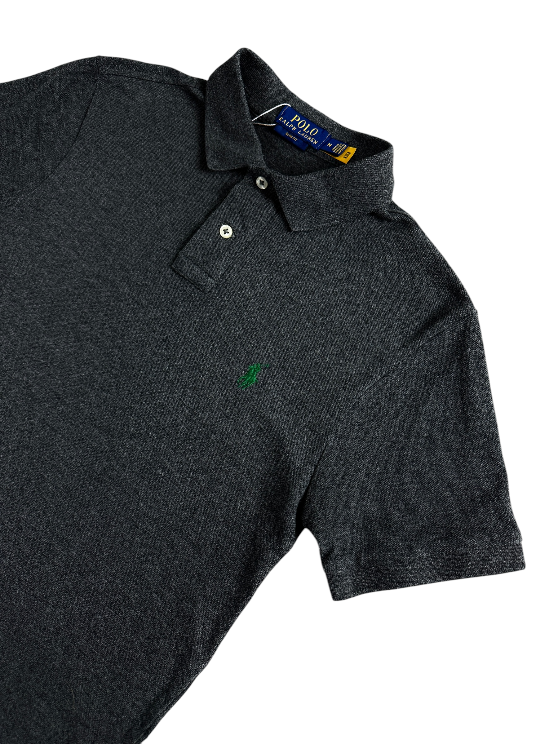 RALPH LAUREN - POLO SLIM FIT GRIS HOMME TAILLE M