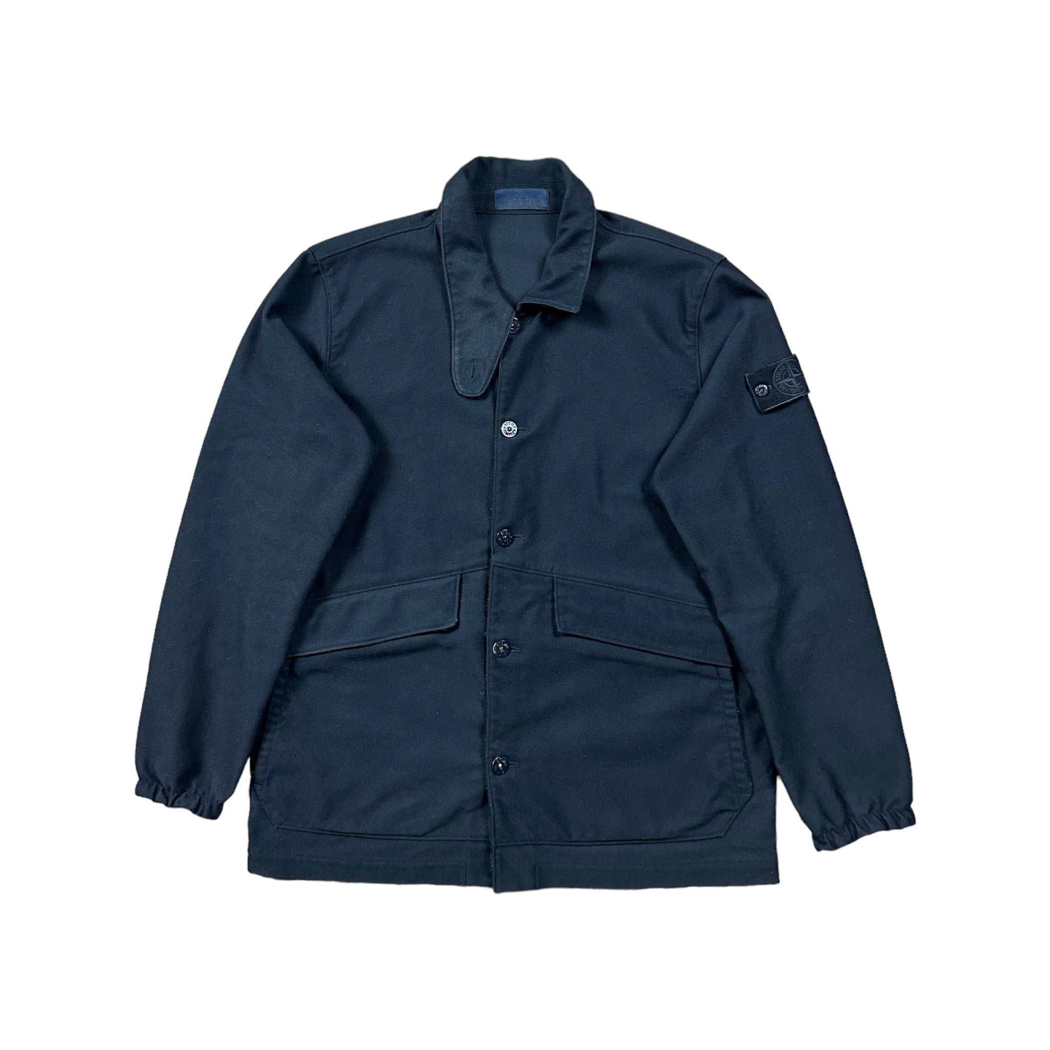 VESTE STONE ISLAND COTTON NYLON MOLESKIN-TC GHOST PIECE - NB08