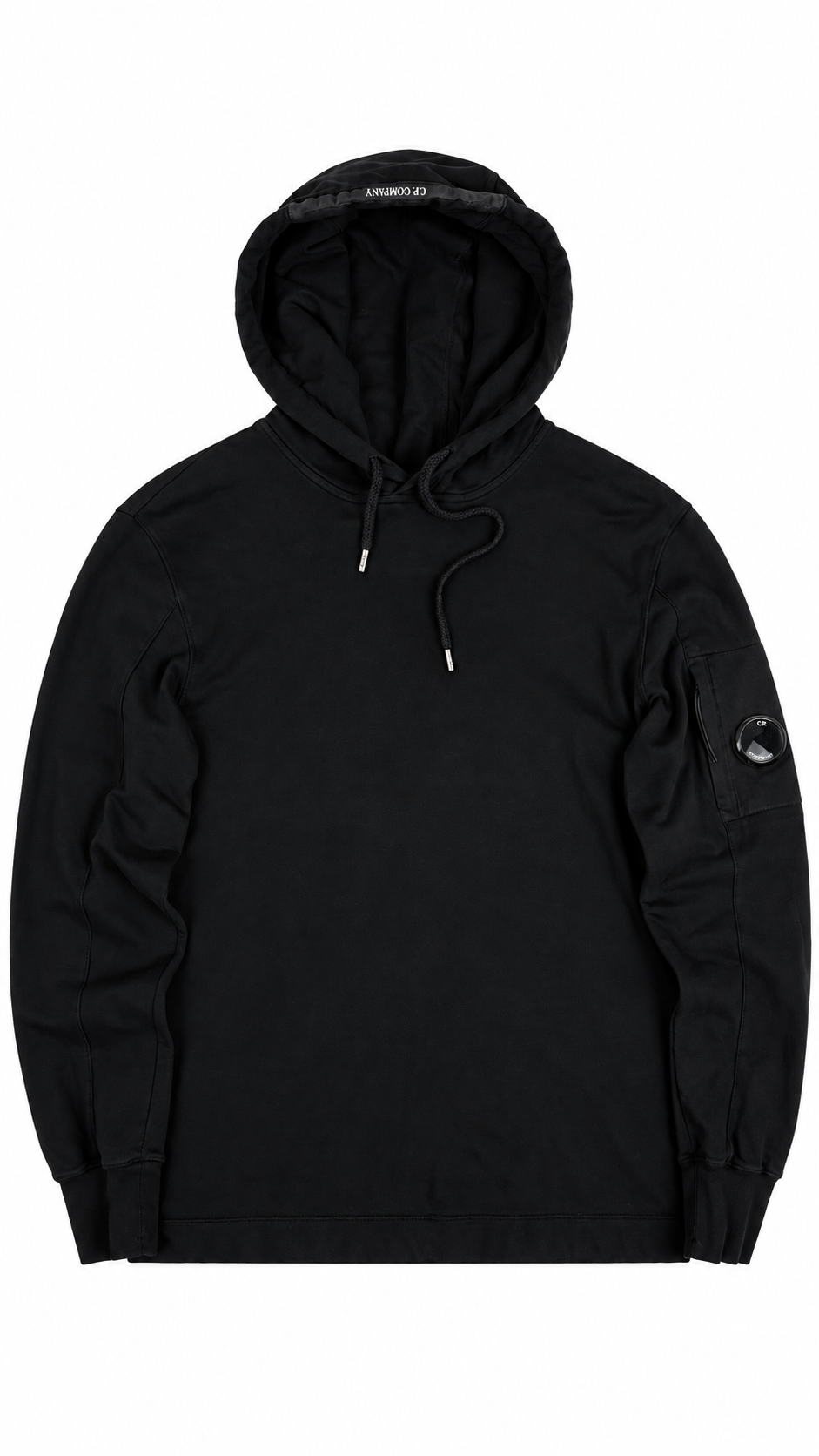 Sweat-shirt Hoodie C.P Company Lens Noir Taille S – vue de face – NB08 Shop