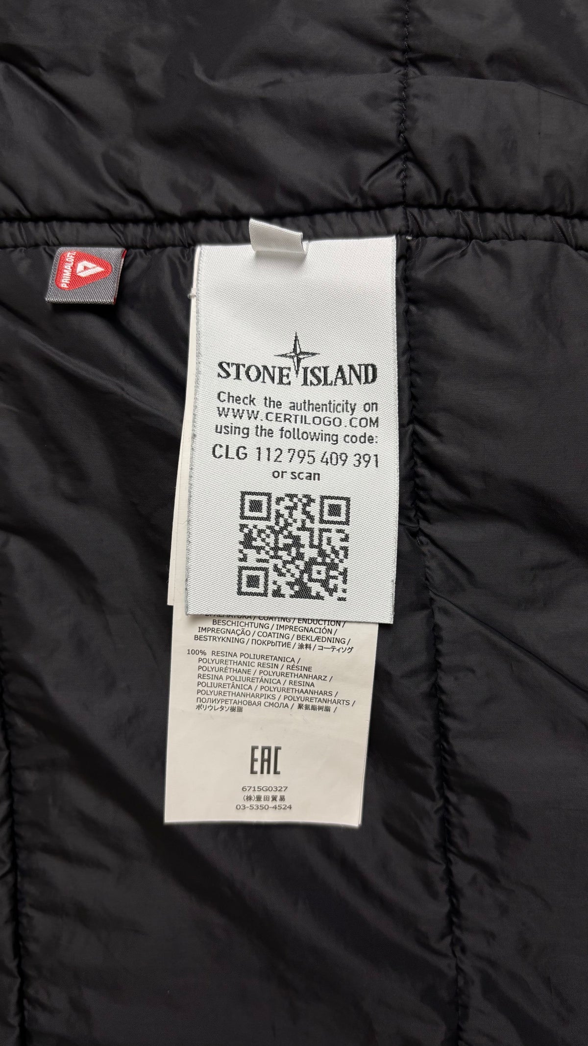 Gilet à Capuche Stone Island Soft Shell-R PrimaLoft Noir Taille S – photo complémentaire 4 – NB08 Shop