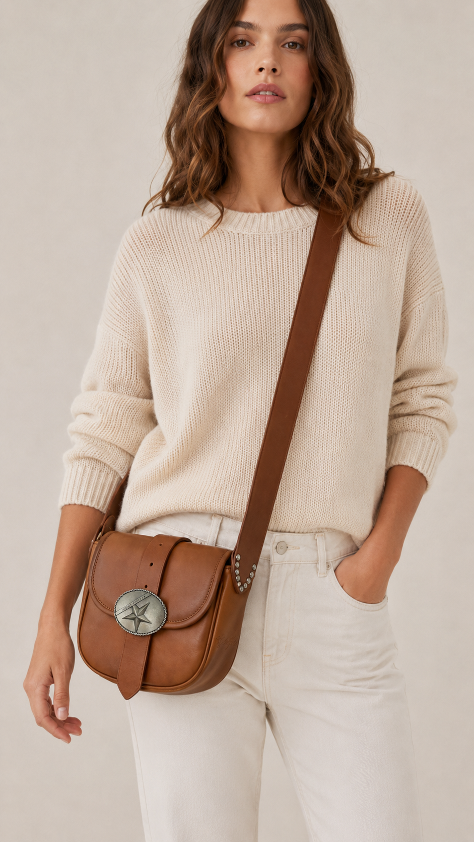 Sac Golden Goose Rodeo Bag Star - Marron - Taille UNI - Neuf