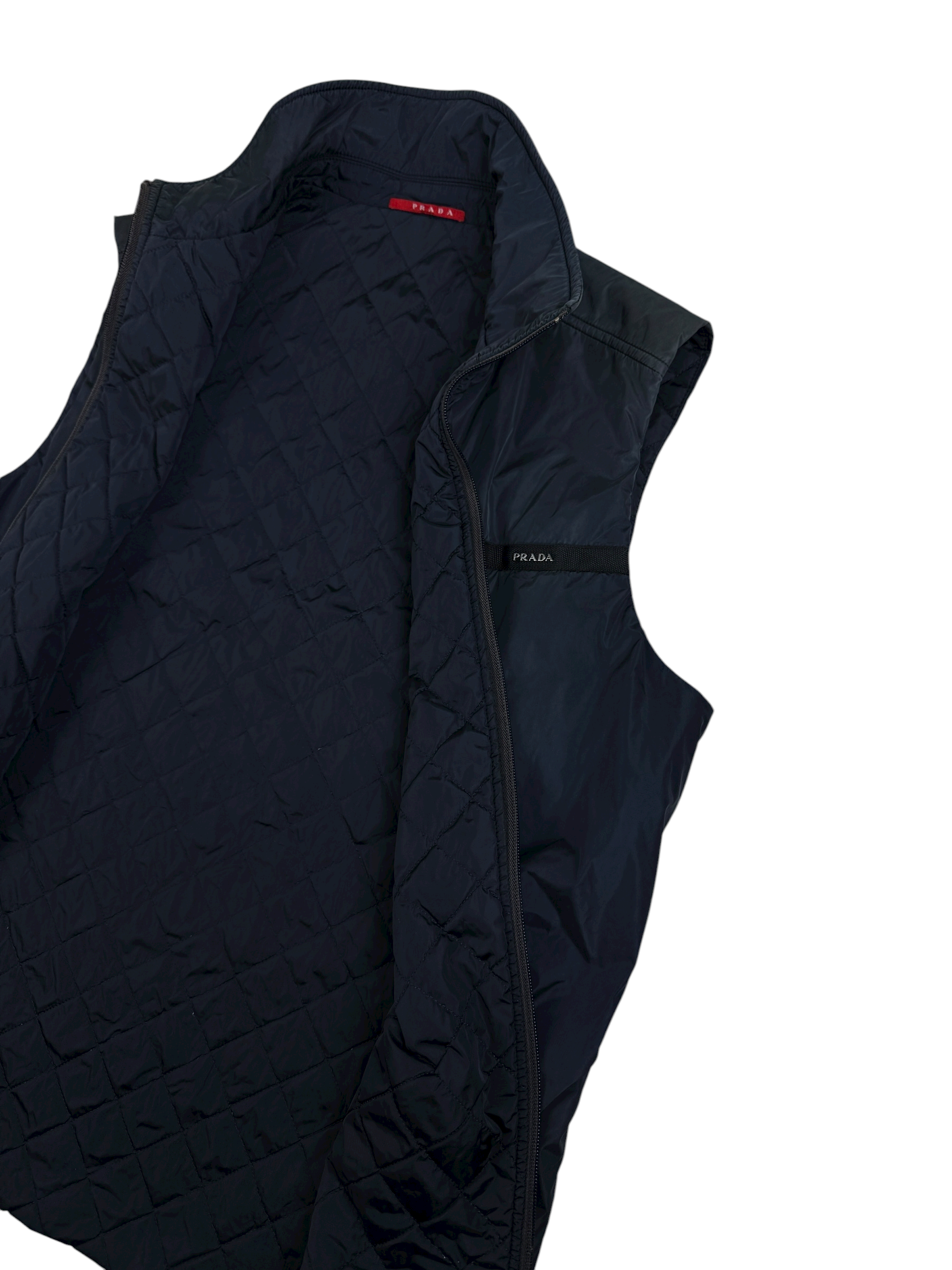 GILET PRADA VINTAGE - MARINE - TAILLE L