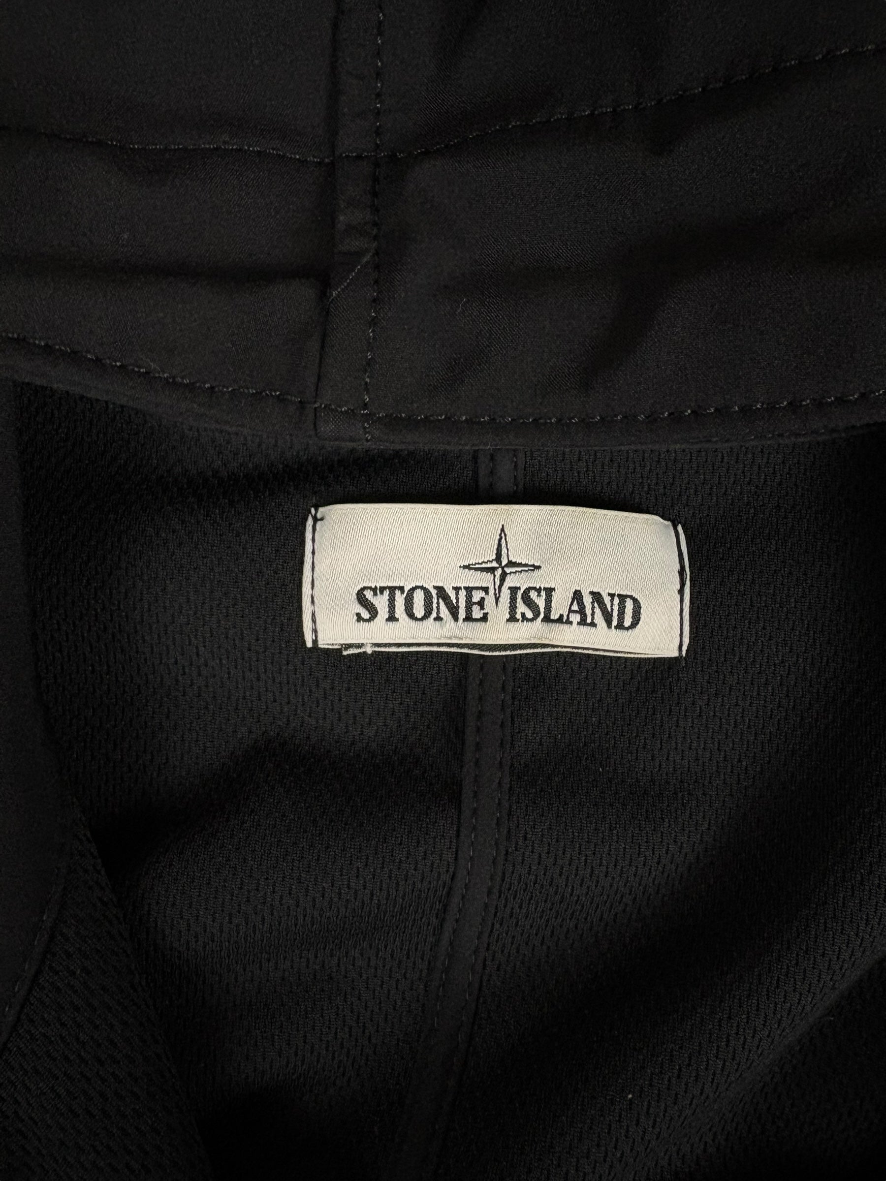 VESTE STONE ISLAND LIGHT SOFT SHELL-R - NOIR - TAILLE L