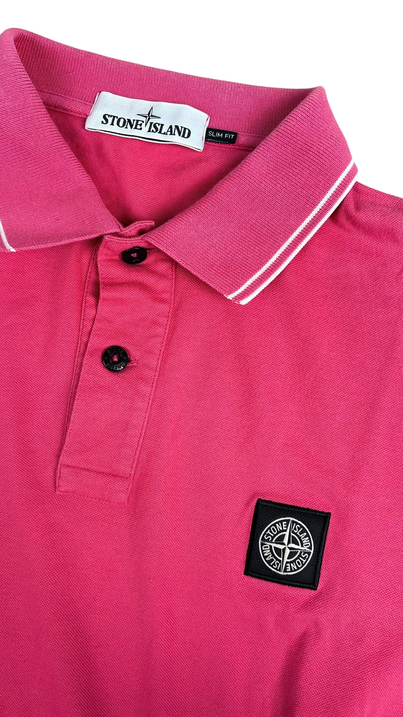 Polo Stone Island - Rose - Taille XL