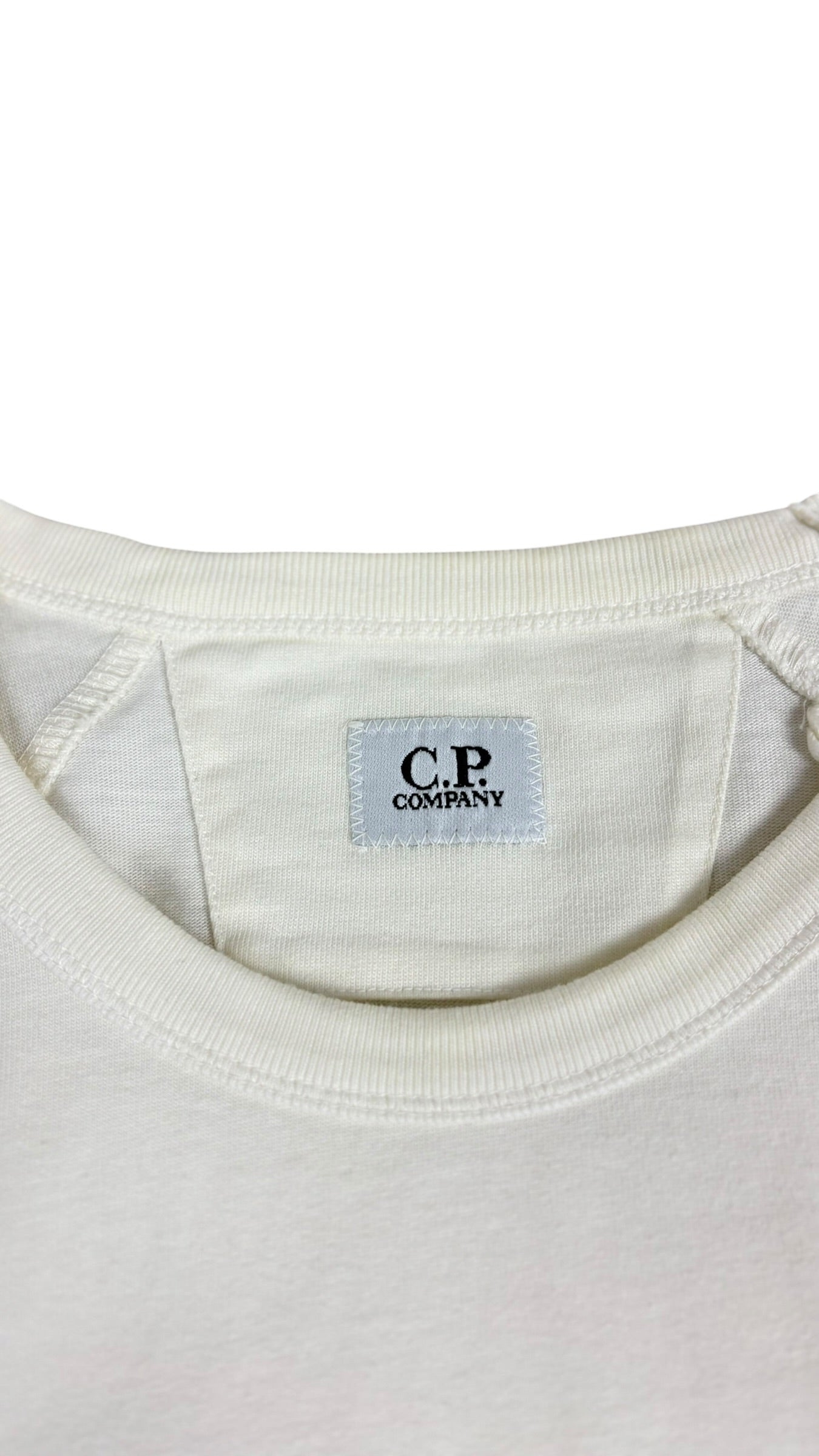 TEE-SHIRT C.P COMPANY - CRÈME - TAILLE XS