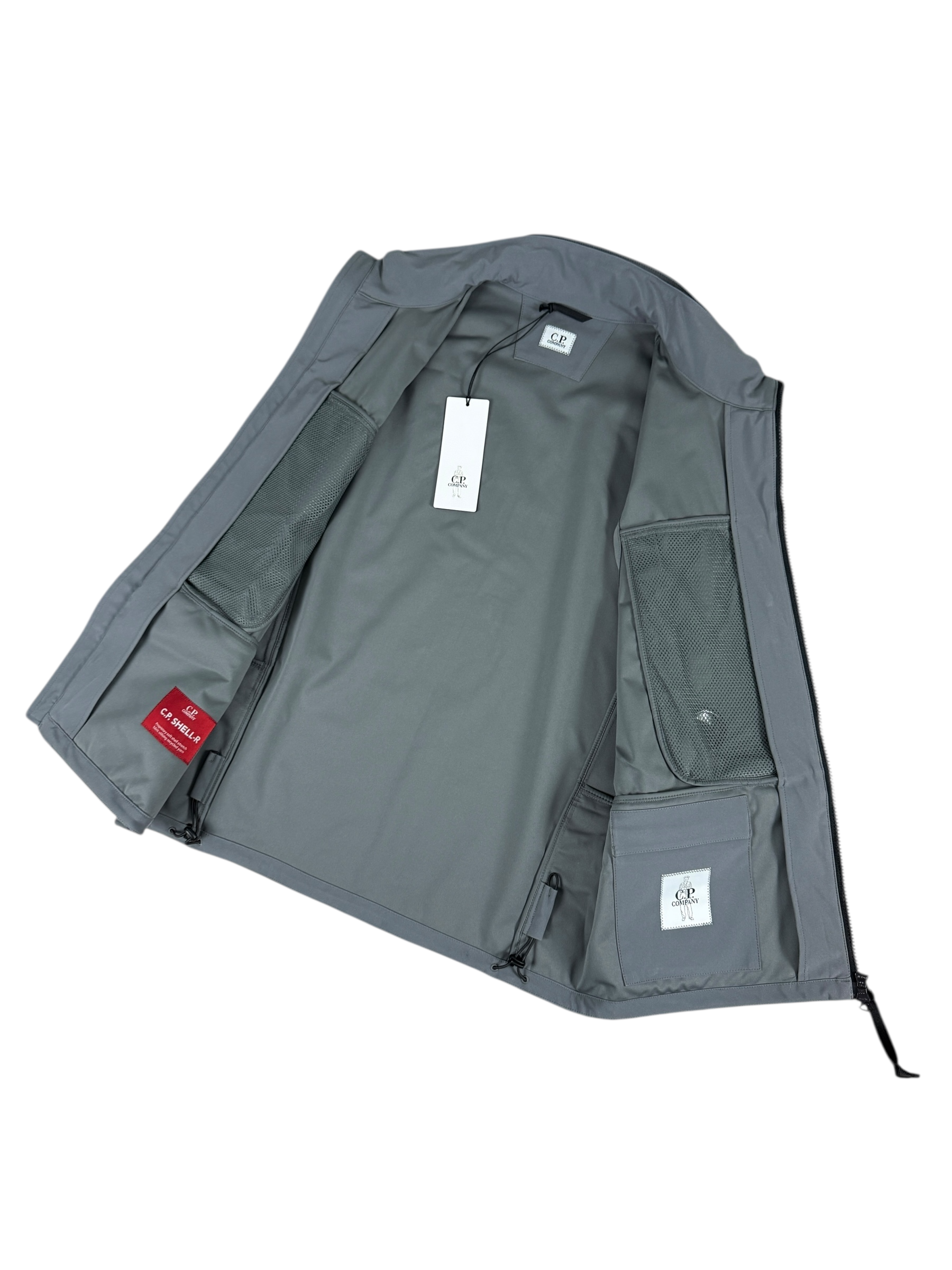 GILET C.P COMPANY SHELL-R - GRIS - NEUF