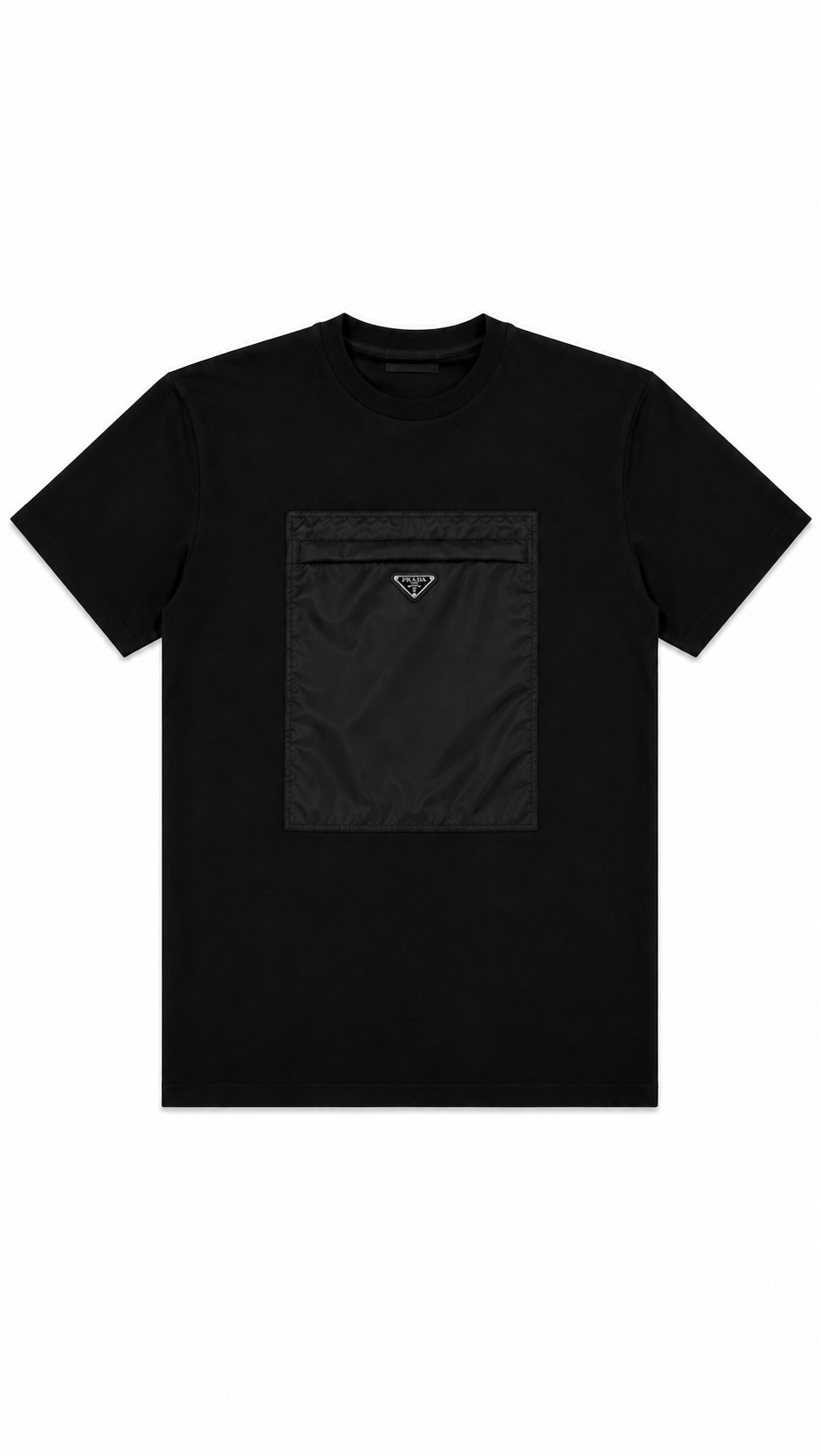 Tee-shirt Prada Poche Zippée - Noir - Taille S