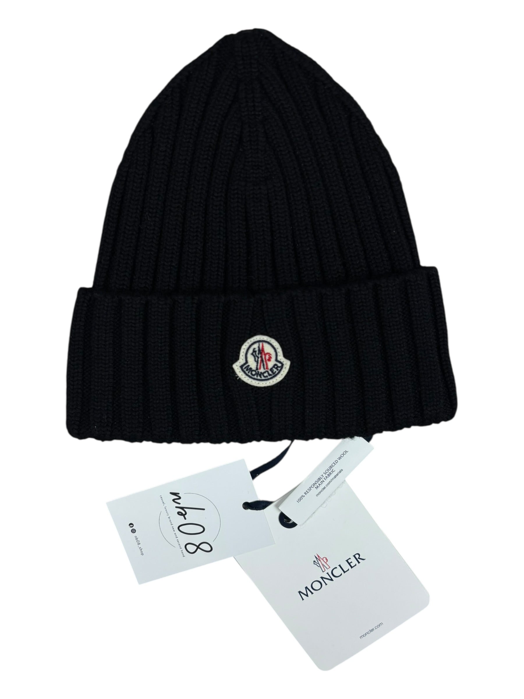 BONNET MONCLER - NOIR - TAILLE UNI - NEUF