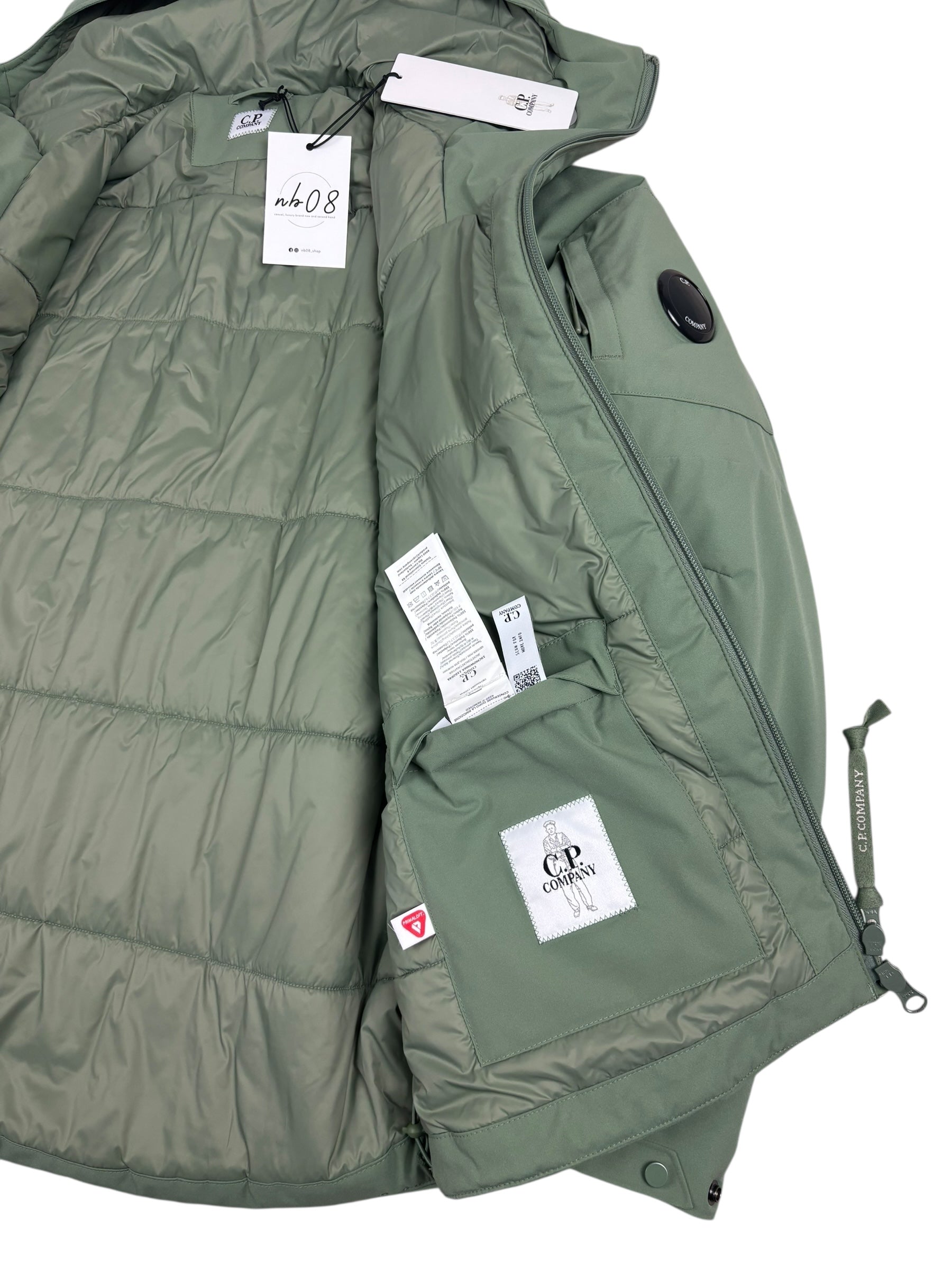 VESTE C.P COMPANY PRO-TEK PRIMALOFT - VERT - NEUF