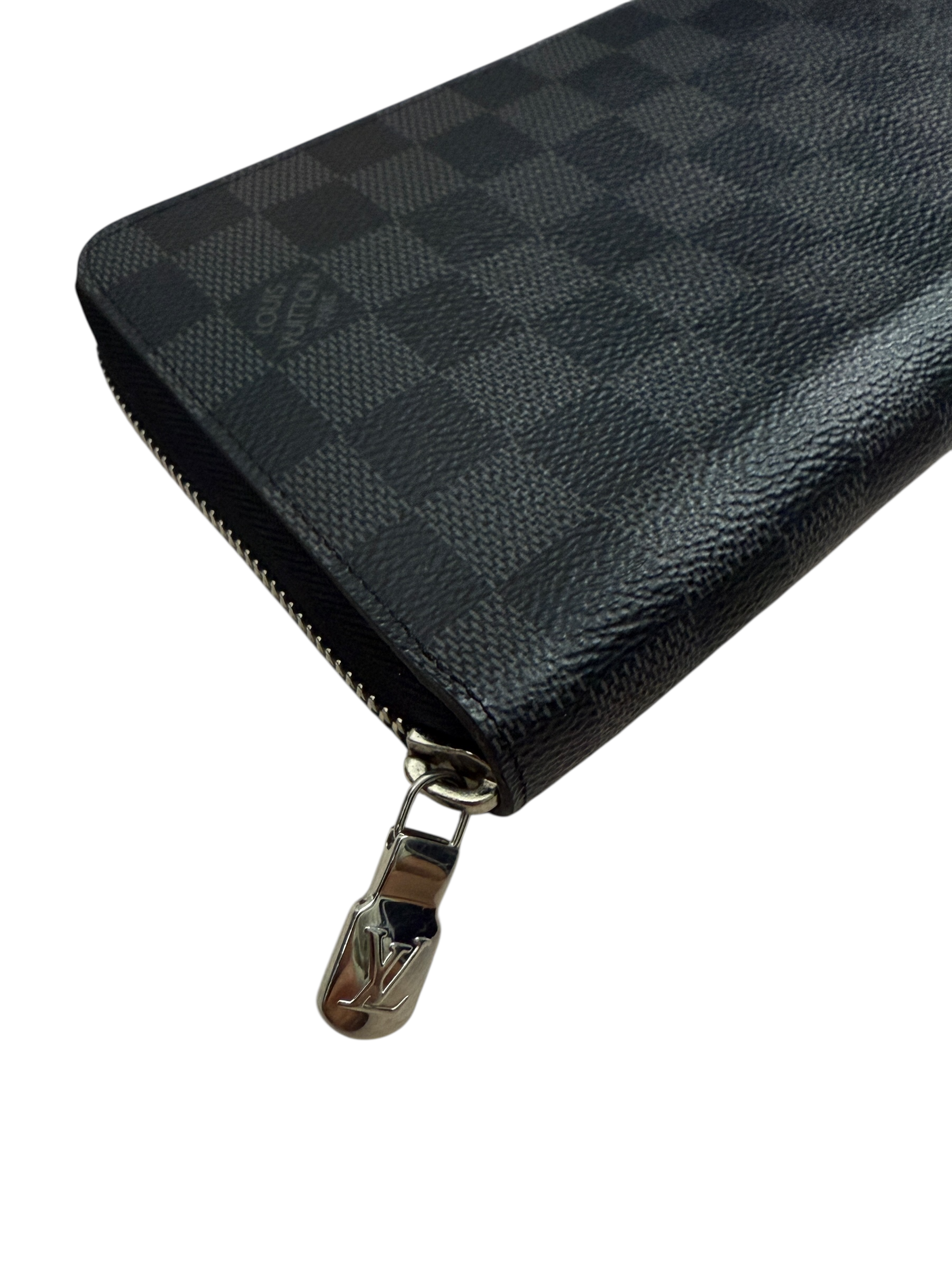 PORTE FEUILLE LOUIS VUITTON ZIPPY - TOILE DAMIER - NOIR