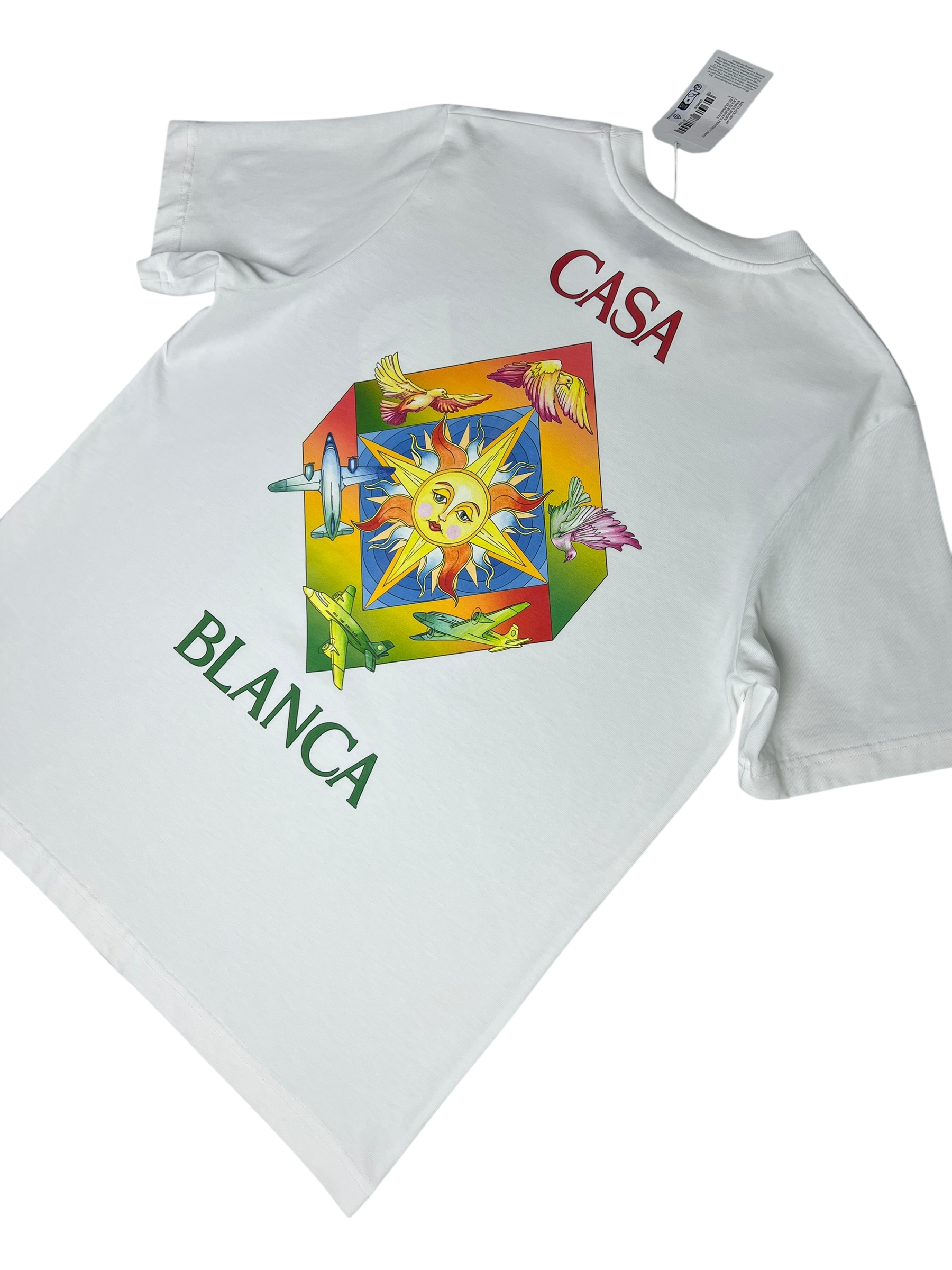 TEE-SHIRT CASABLANCA BLANC - TAILLE L - NEUF