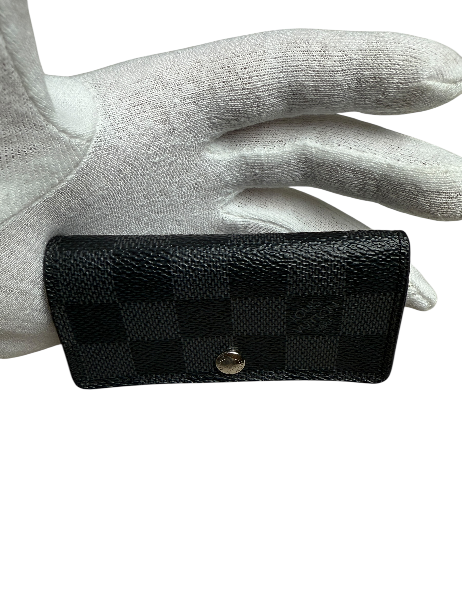 PORTE CLÉ LOUIS VUITTON DAMIER GRAPHITE