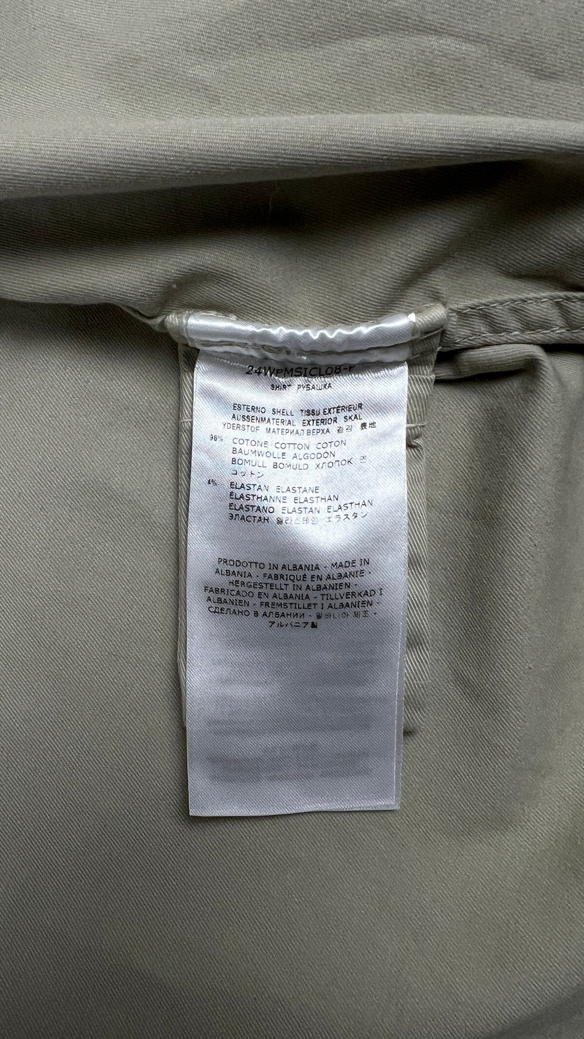 Surchemise Zippée Parajumpers à Poches Plaquées Beige Taille L – photo complémentaire 5 – NB08 Shop