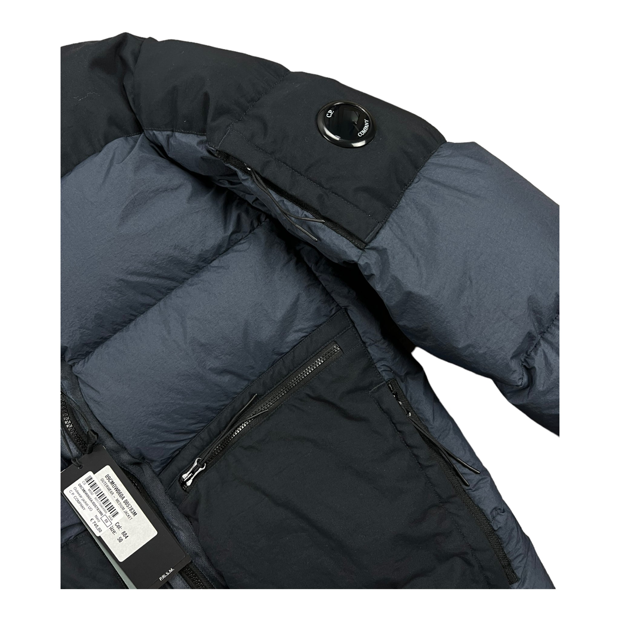 DOUDOUNE C.P COMPANY TAYLON L GARMENT DYED DOWN JACKET - NB08
