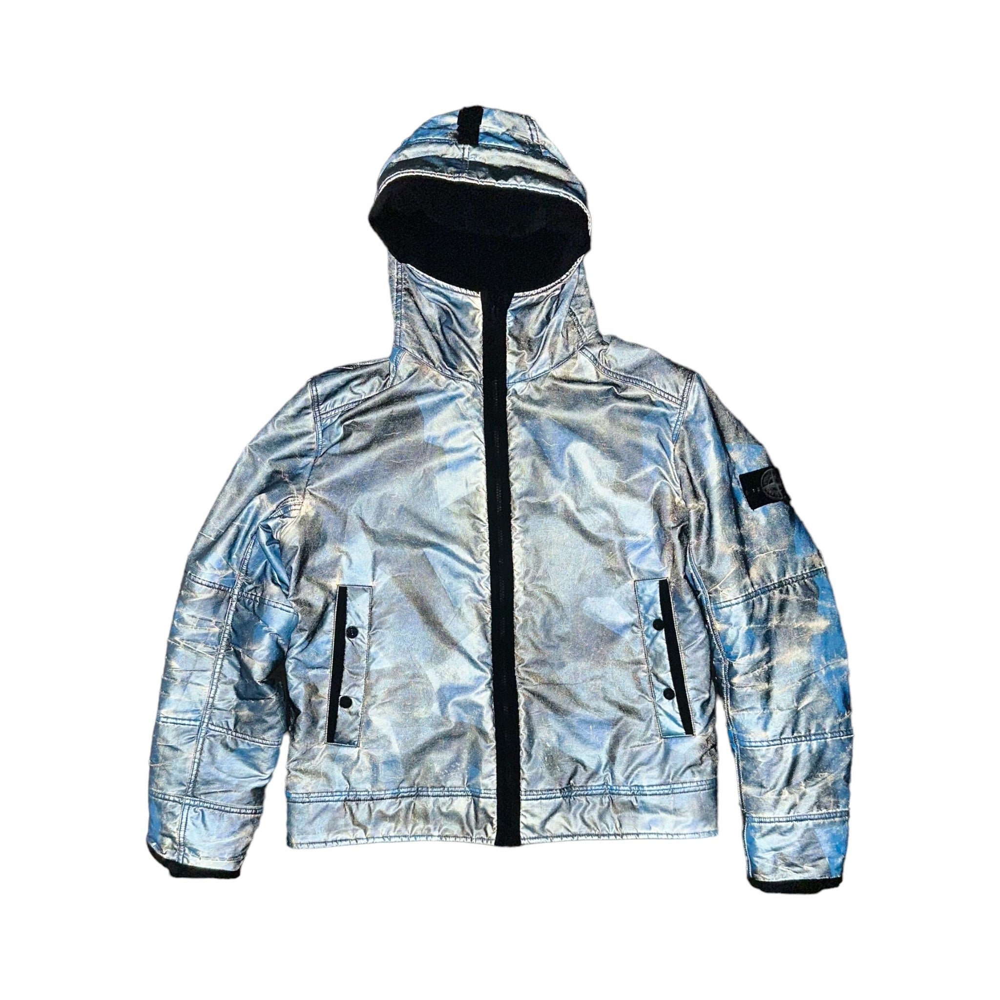 DOUDOUNE À CAPUCHE STONE ISLAND REFLECTIVE CAMOUFLAGE - NB08