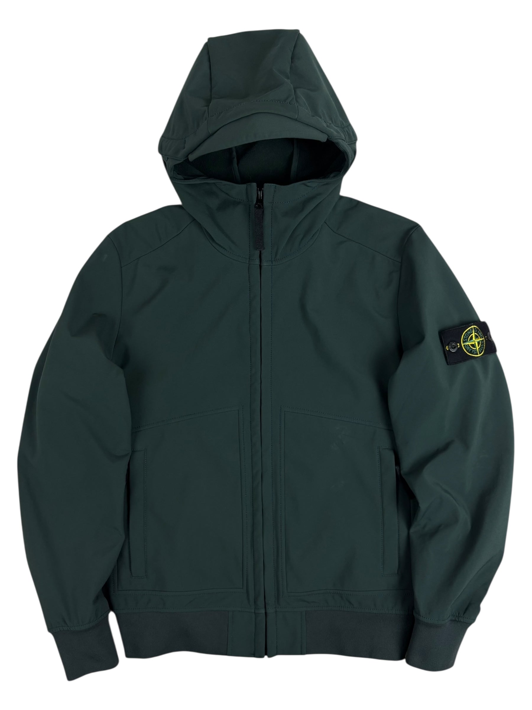 VESTE STONE ISLAND SOFT SHELL-R - VERT - TAILLE M