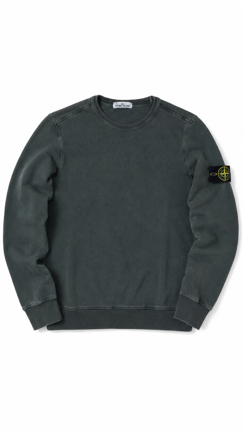 Pull Crewneck Stone Island vert petrole taille S - vue 1/4