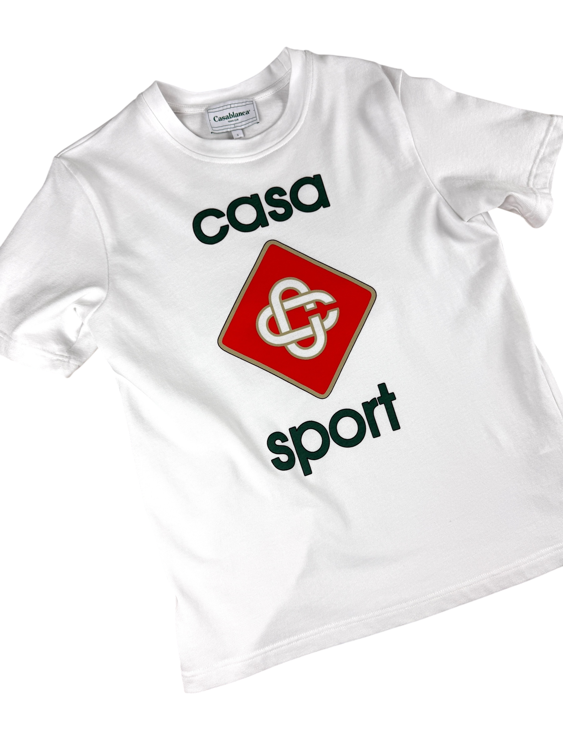 TEE-SHIRT CASABLANCA - BLANC - NEUF