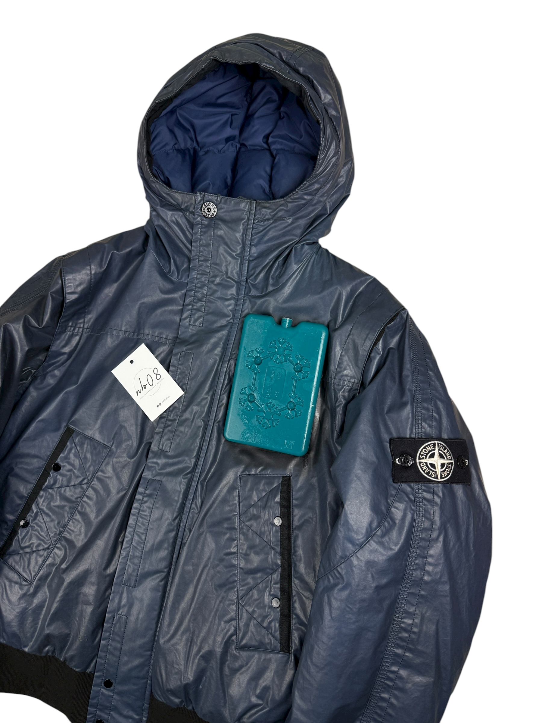 VESTE STONE ISLAND ICE JACKET - MARINE - TAILLE M
