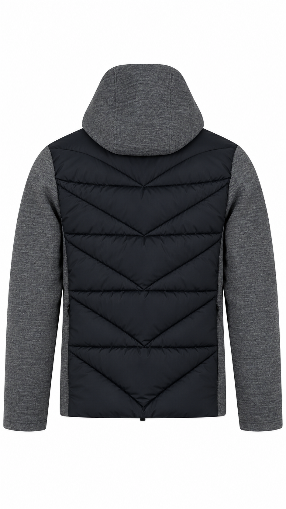Doudoune hybride Fusalp noire et grise, taille S — vue complémentaire