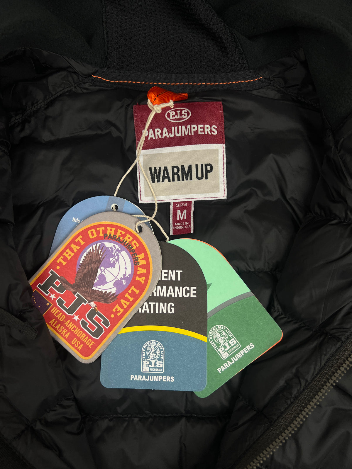 Veste Hybride à Capuche Parajumpers Nolan, Noir, Neuf — photographie complémentaire 4