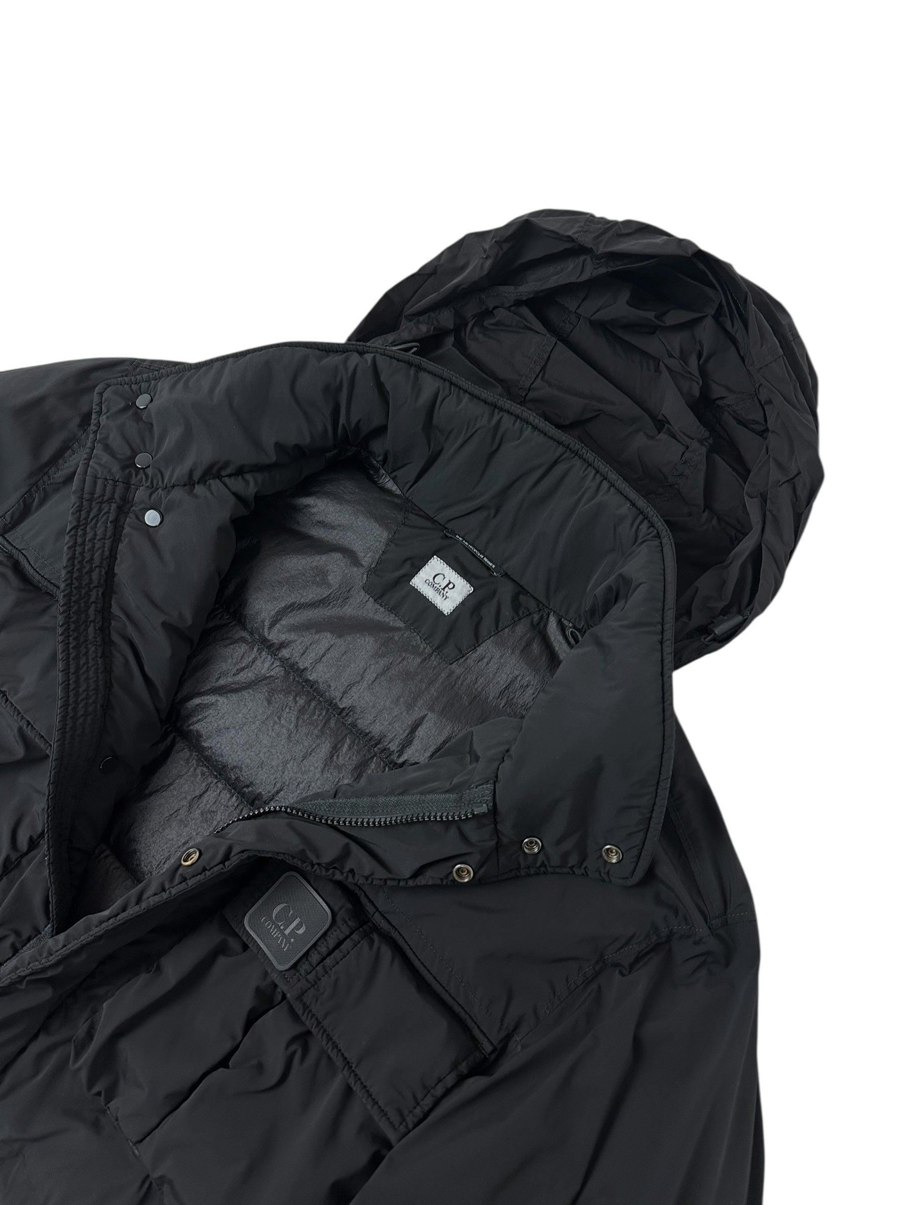 DOUDOUNE C.P COMPANY NYCRA-R GARMENT DYEING DOWN JACKET - NOIR - TAILLE 48