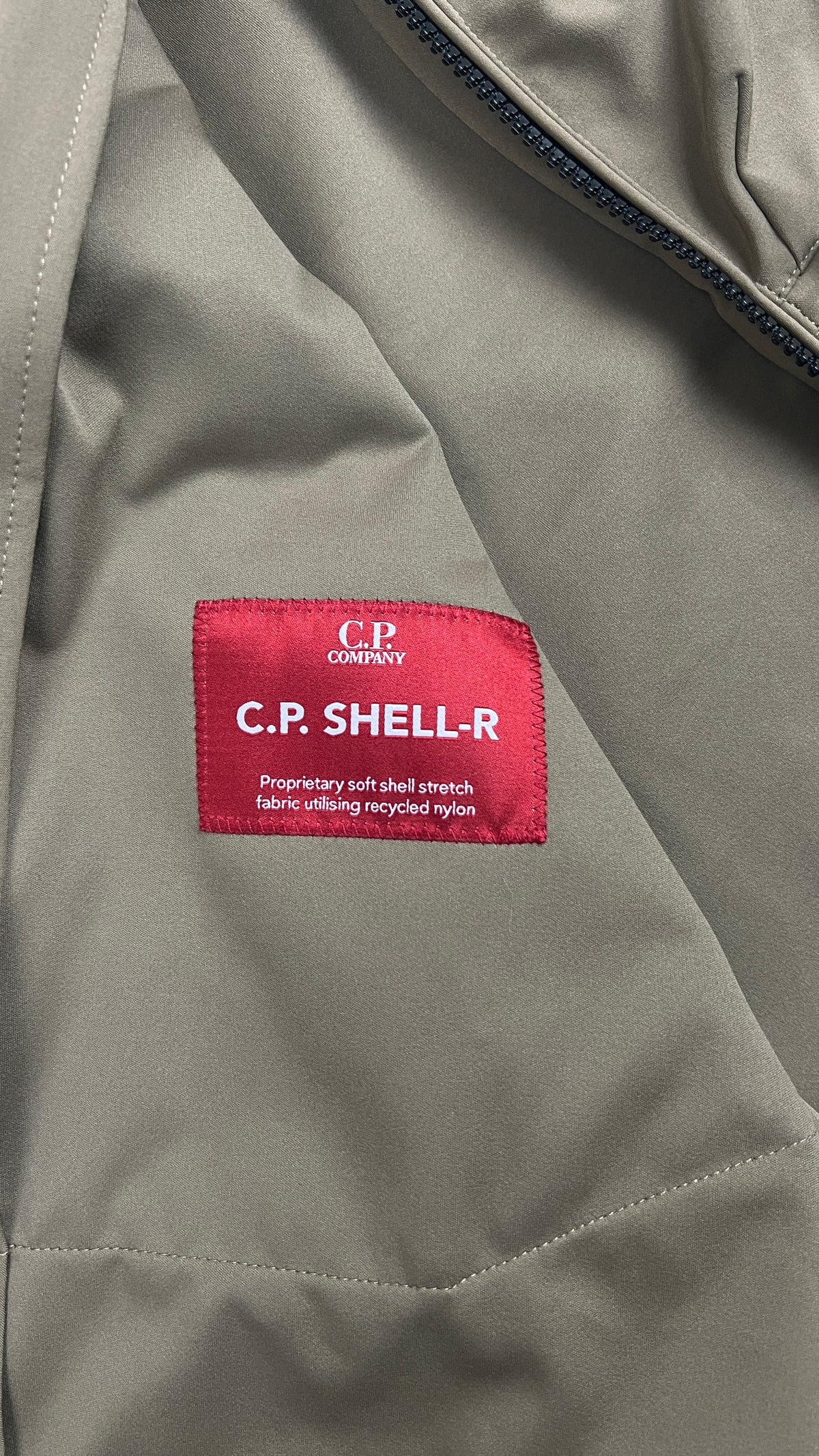 Veste C.P Company Shell-R Goggle Jacket, Kaki, Taille 46 — photographie complémentaire 4