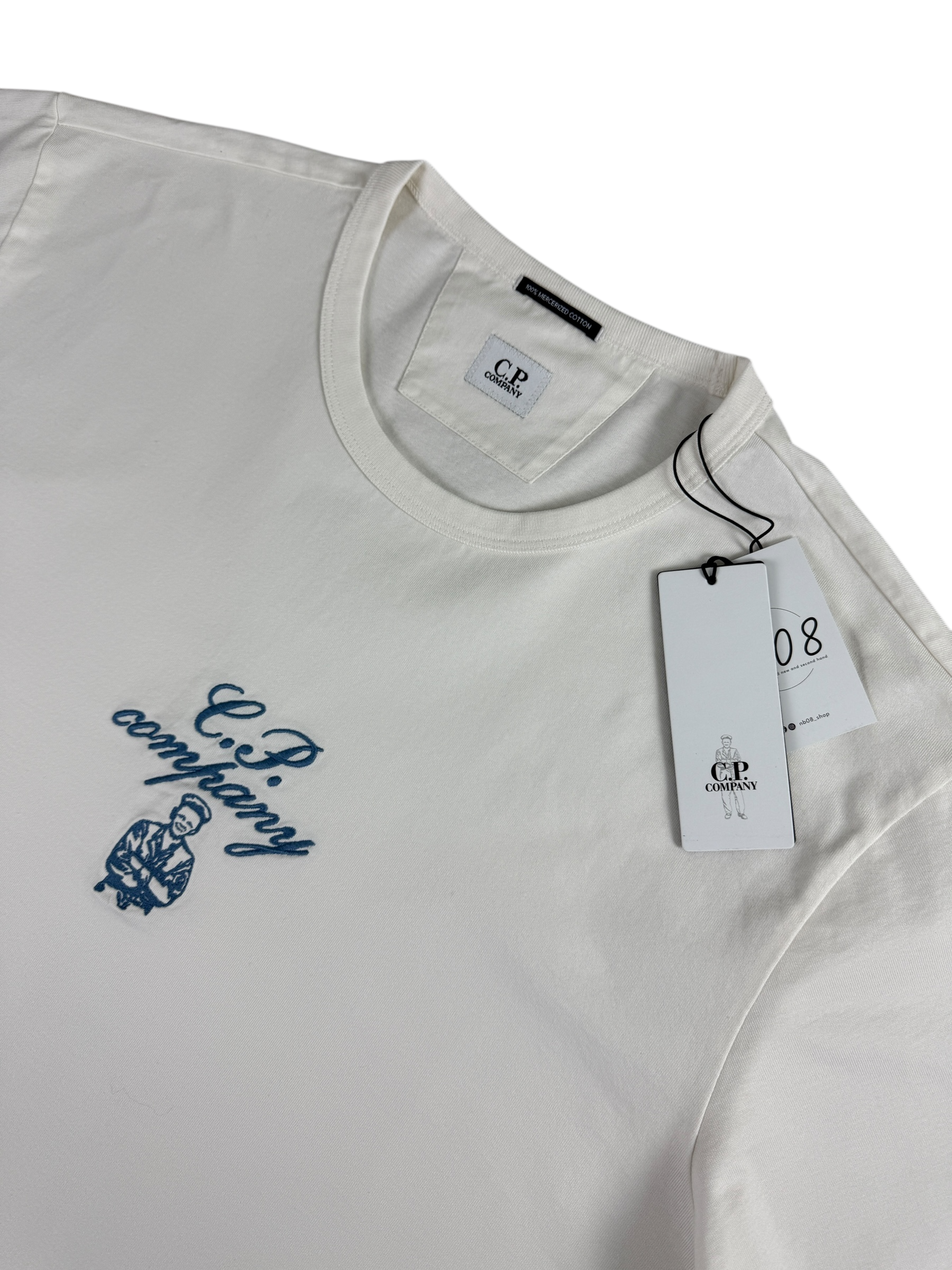 TEE-SHIRT C.P COMPANY - BLANC - NEUF