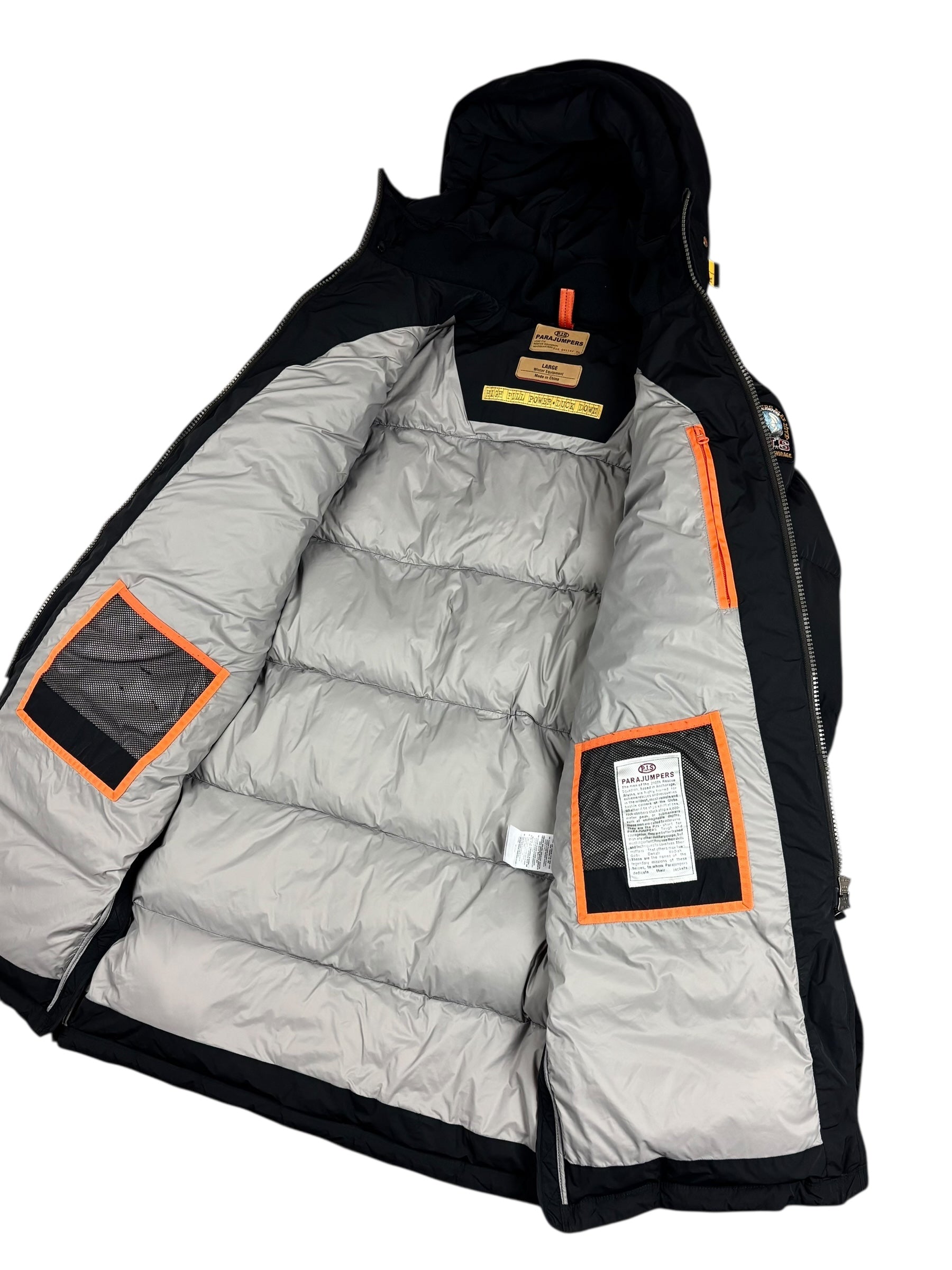 PARKA PARAJUMPERS HIGH FILL POWER DUCK DOWN - NOIR - TAILLE L