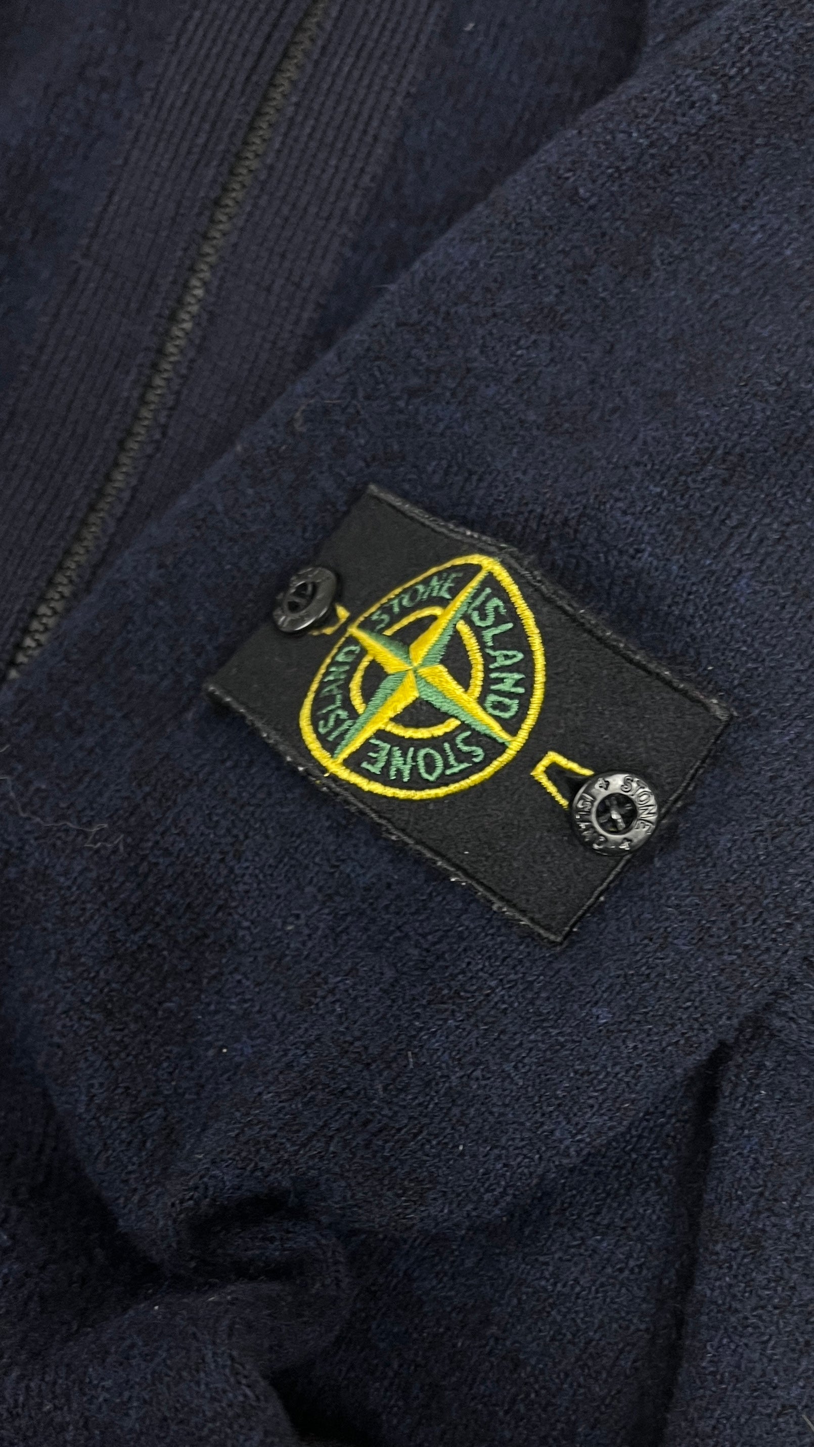 Gilet Zippé à Capuche Stone Island - Marine - Taille L