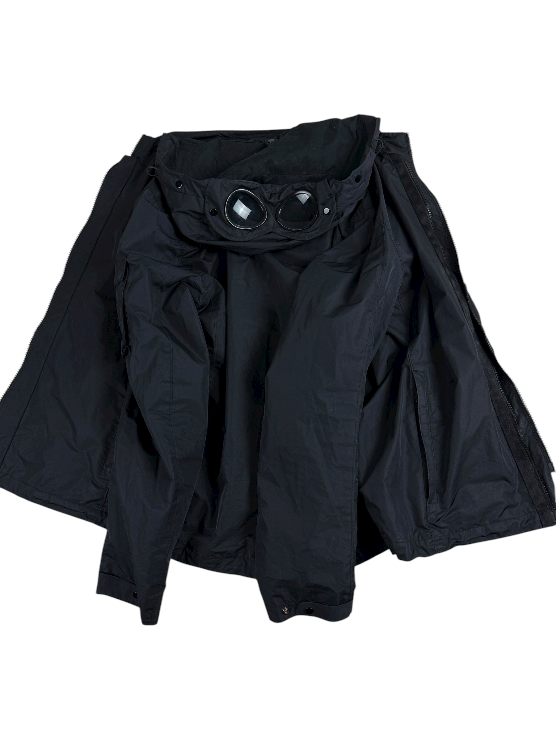 VESTE C.P COMPANY GOGGLE JACKET MICRO M - NOIR - TAILLE M