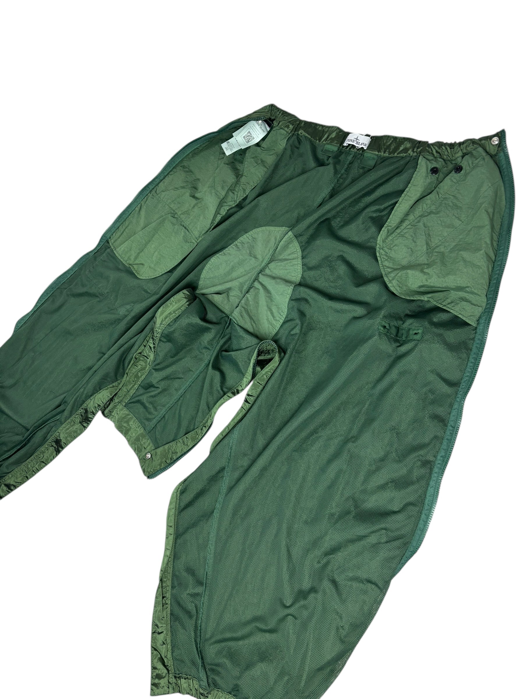 PANTALON CARGO STONE ISLAND NYLON MÉTAL - VERT - TAILLE W30