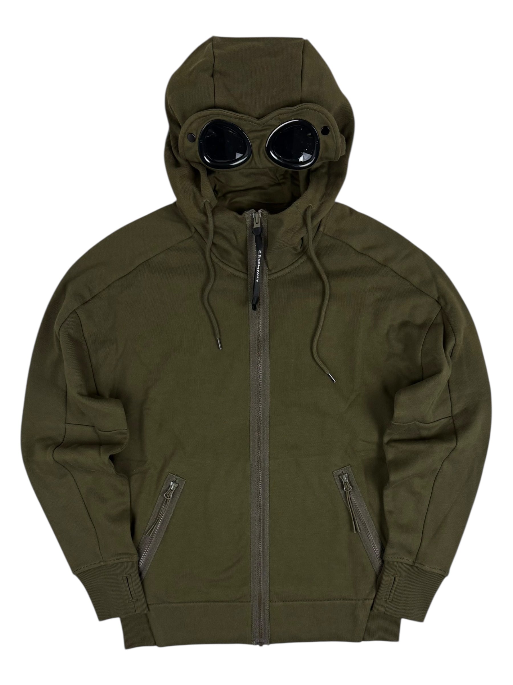 GILET C.P COMPANY GOGGLE JACKET - KAKI - NEUF