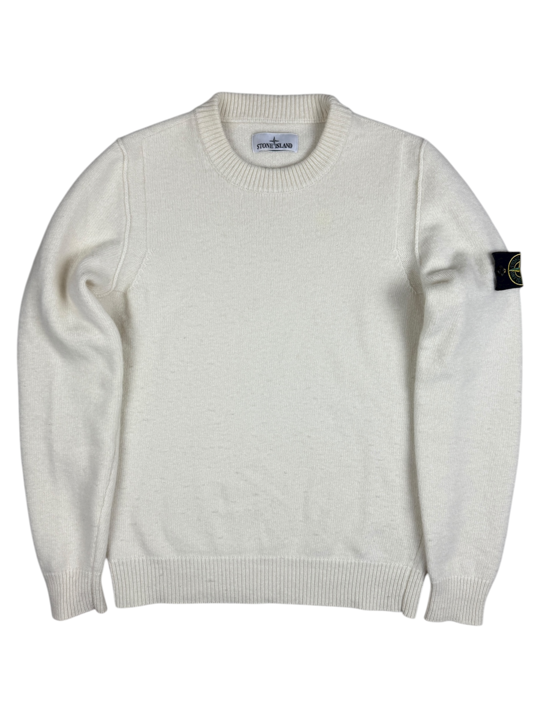 PULL EN MAILLE STONE ISLAND - CRÈME - TAILLE S