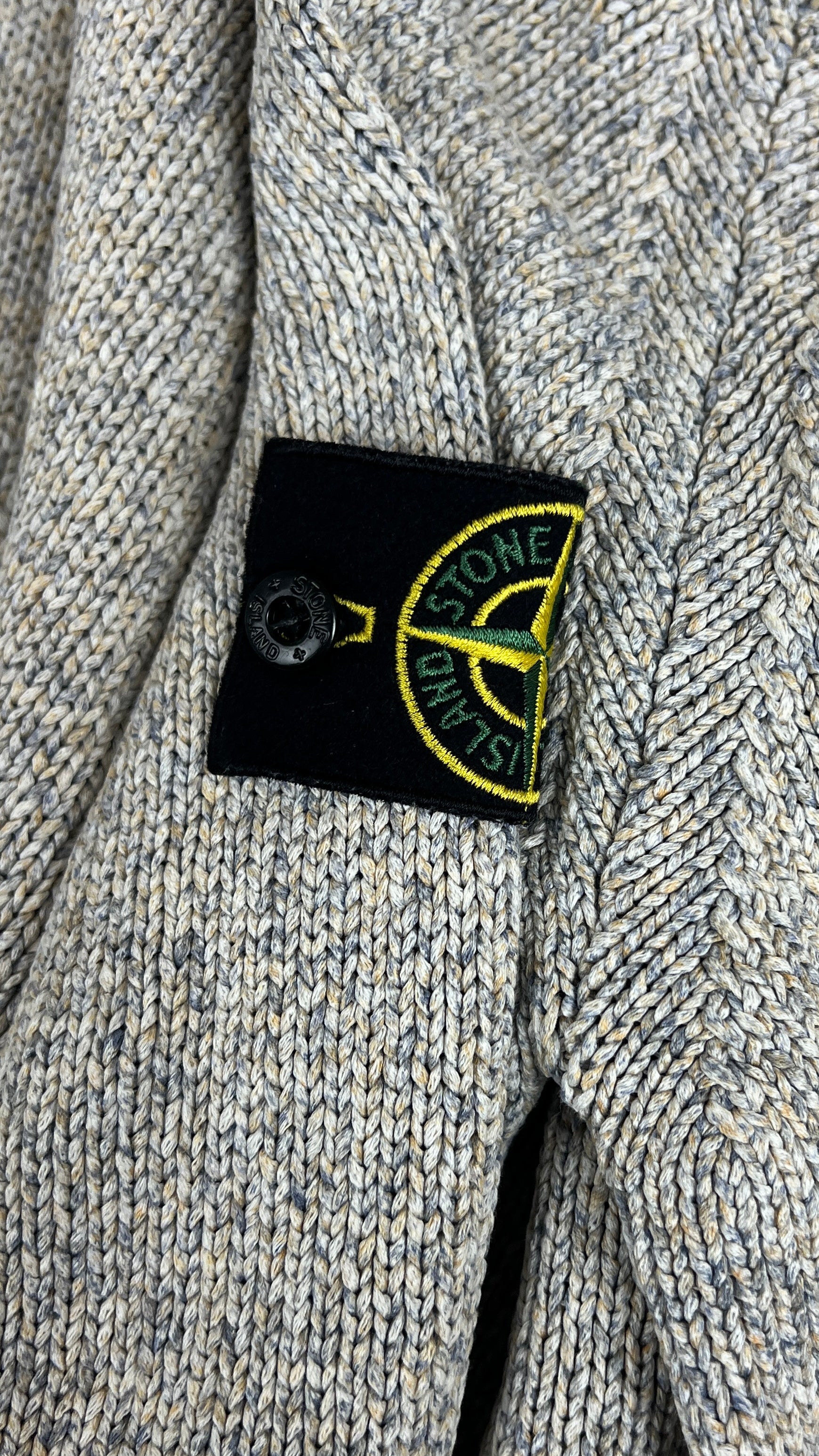 Pull Stone Island - Gris Chiné - Taille L