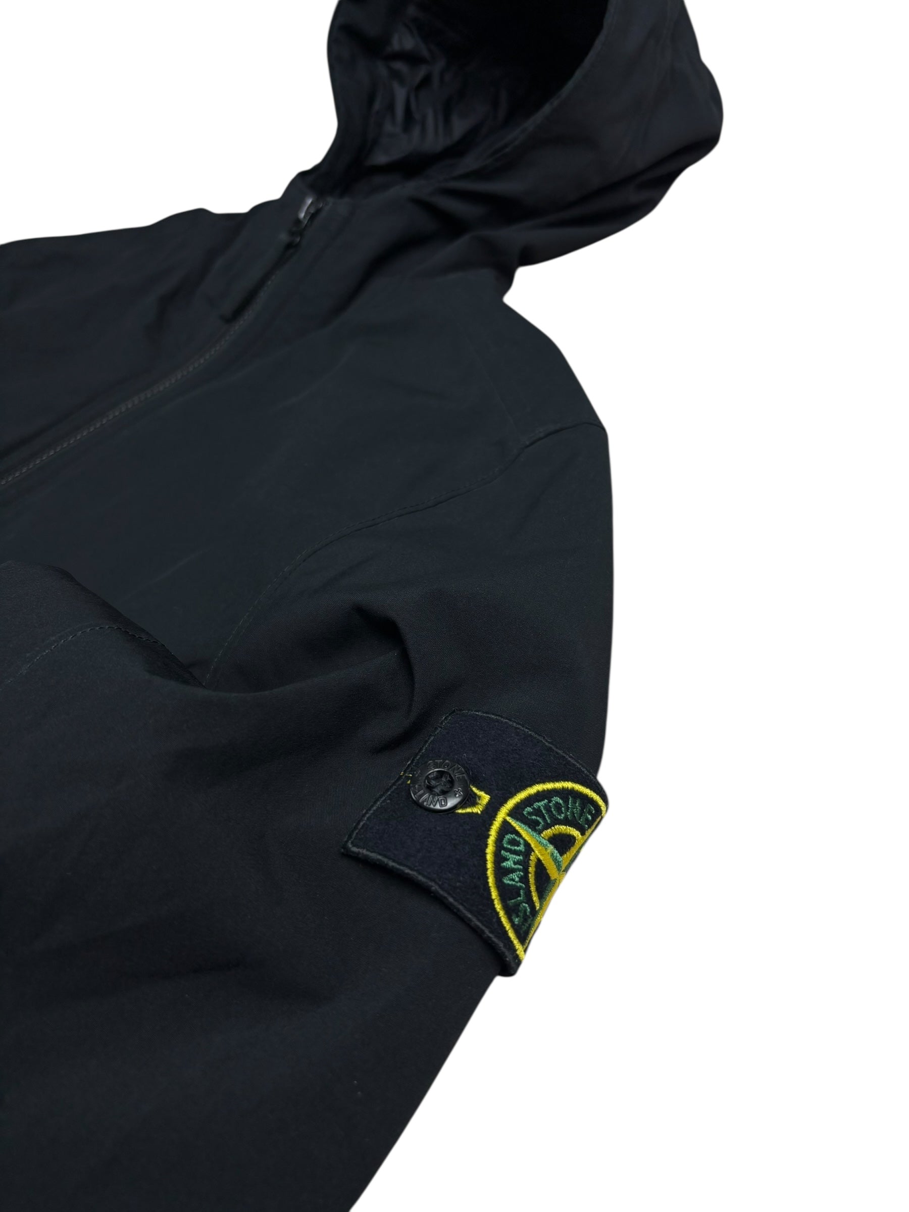 VESTE STONE ISLAND SOFT SHELL-R WITH PRIMALOFT INSULATION TECHNOLOGY - NOIR - TAILLE S