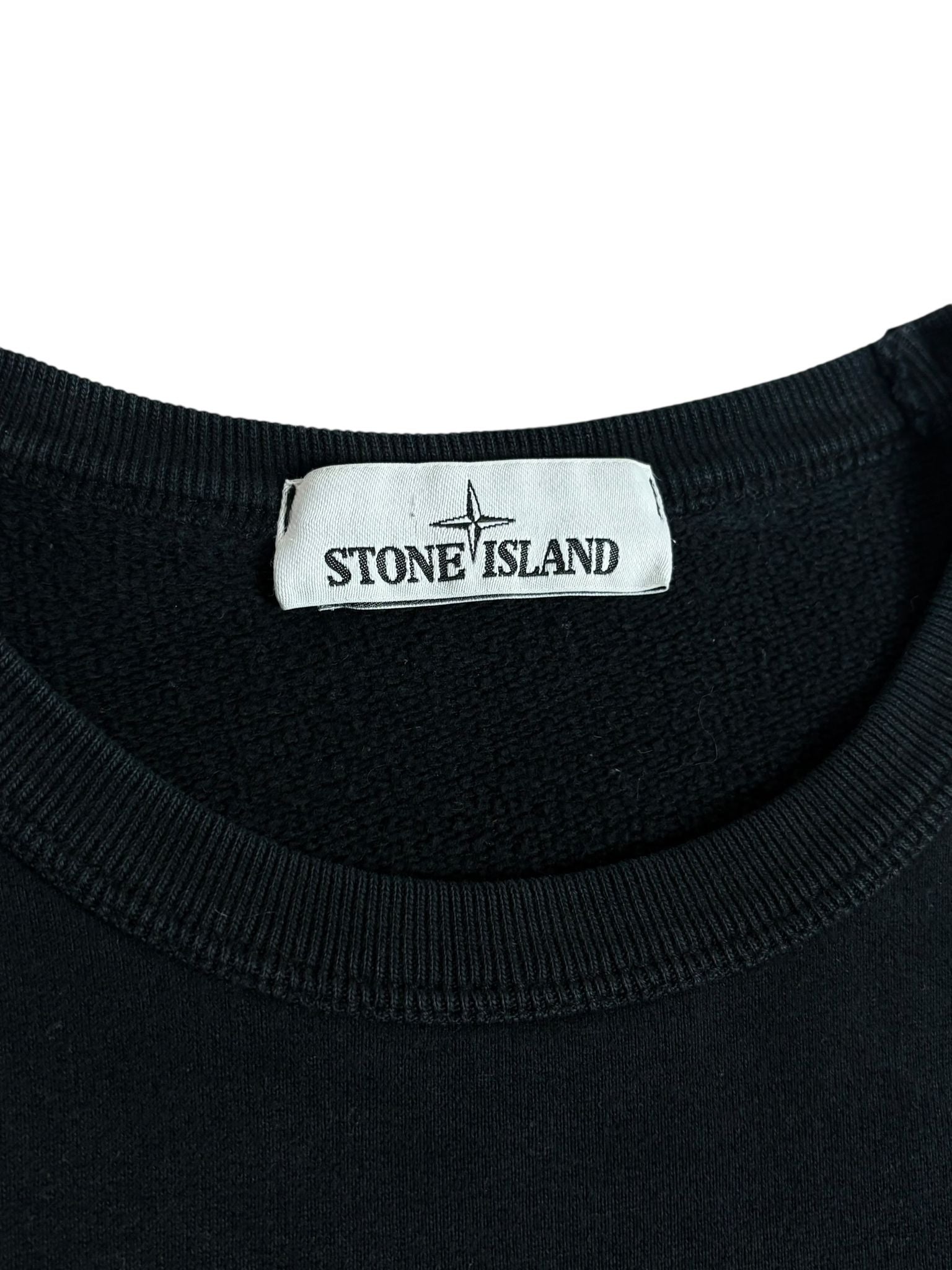 CREWNECK STONE ISLAND - NOIR - TAILLE S