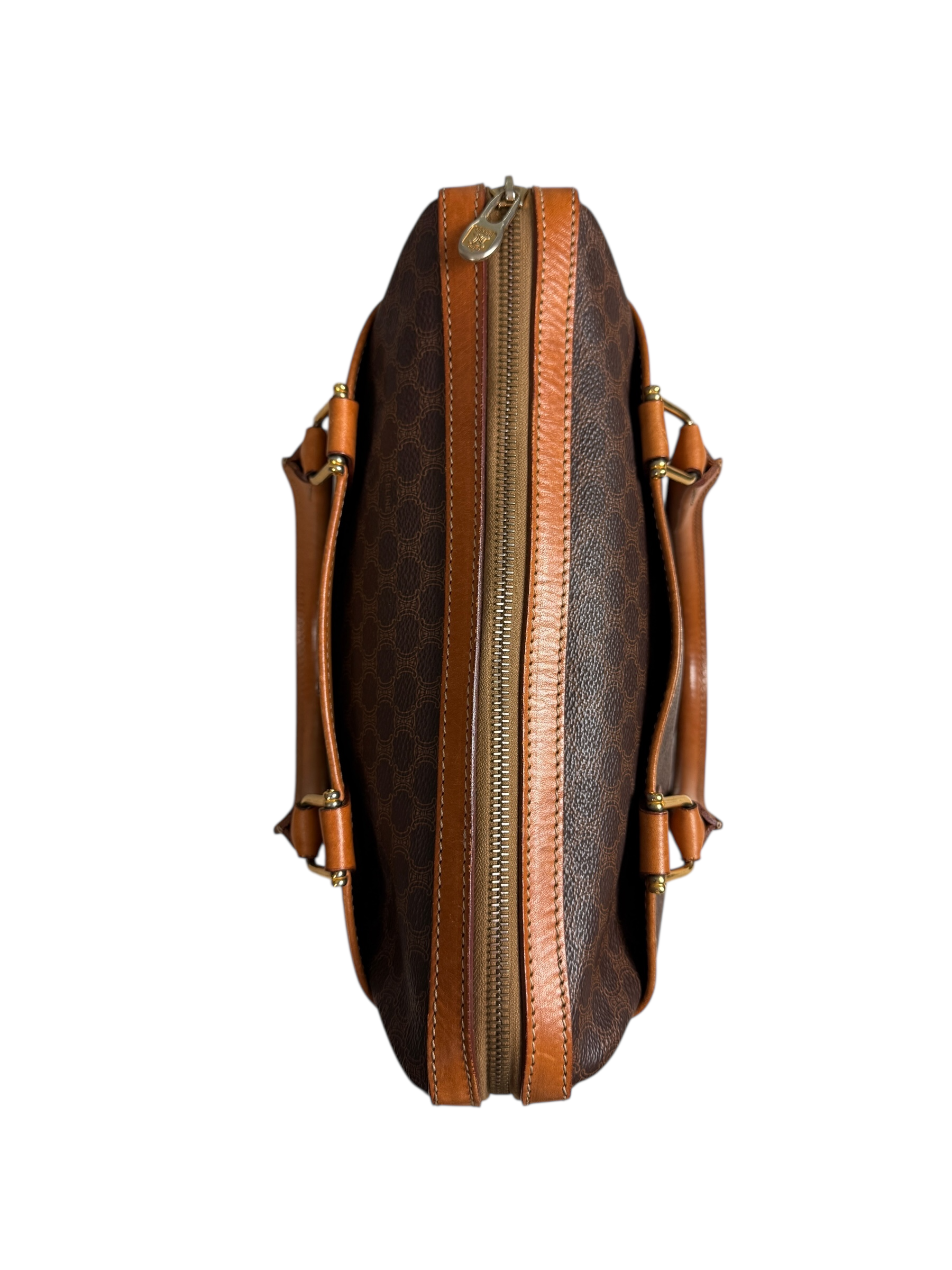 SAC À MAIN CELINE MACADAM CANVAS - MARRON