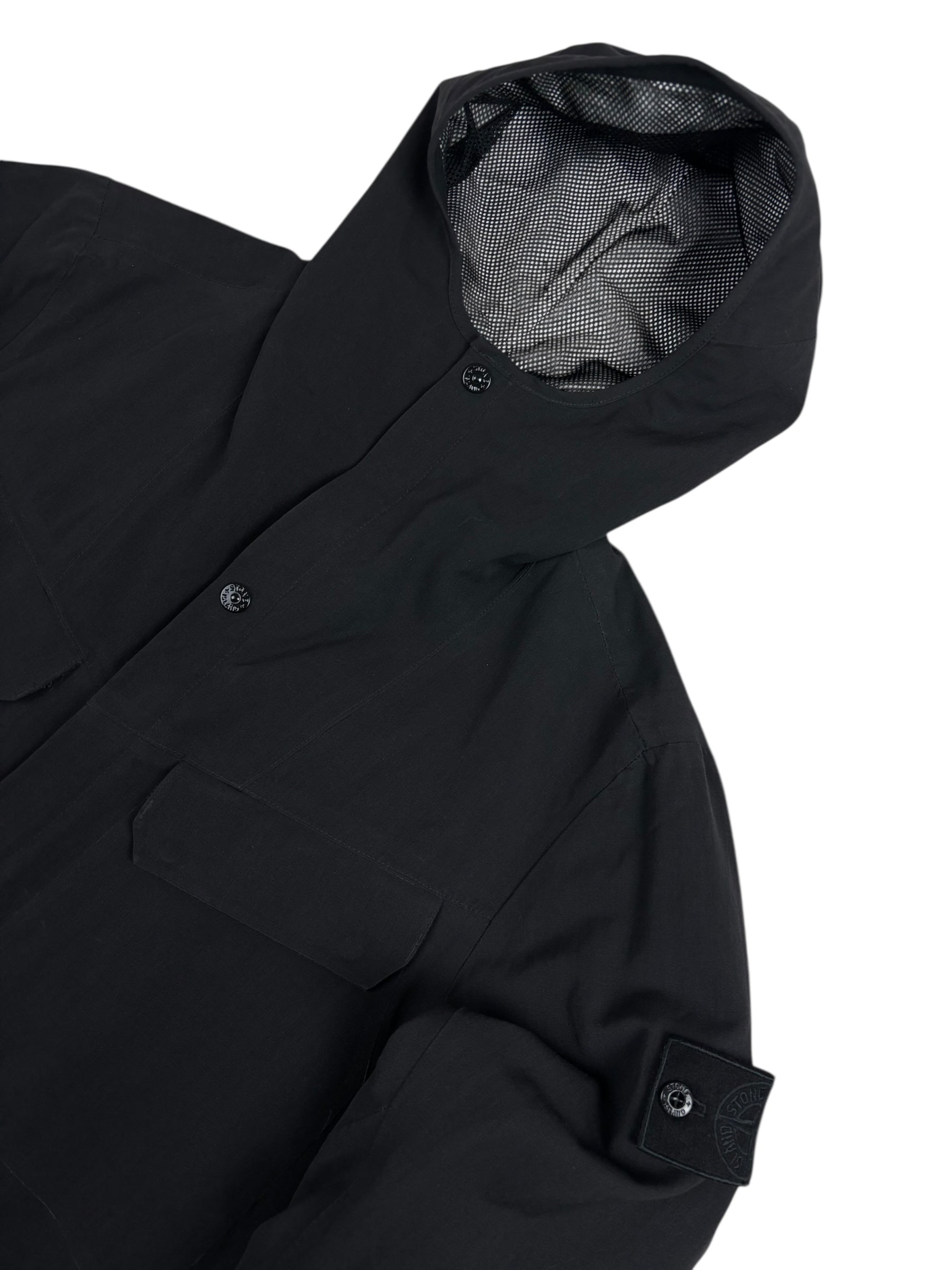 VESTE STONE ISLAND GHOST Water Repellent Wool Jacket - NOIR - TAILLE L