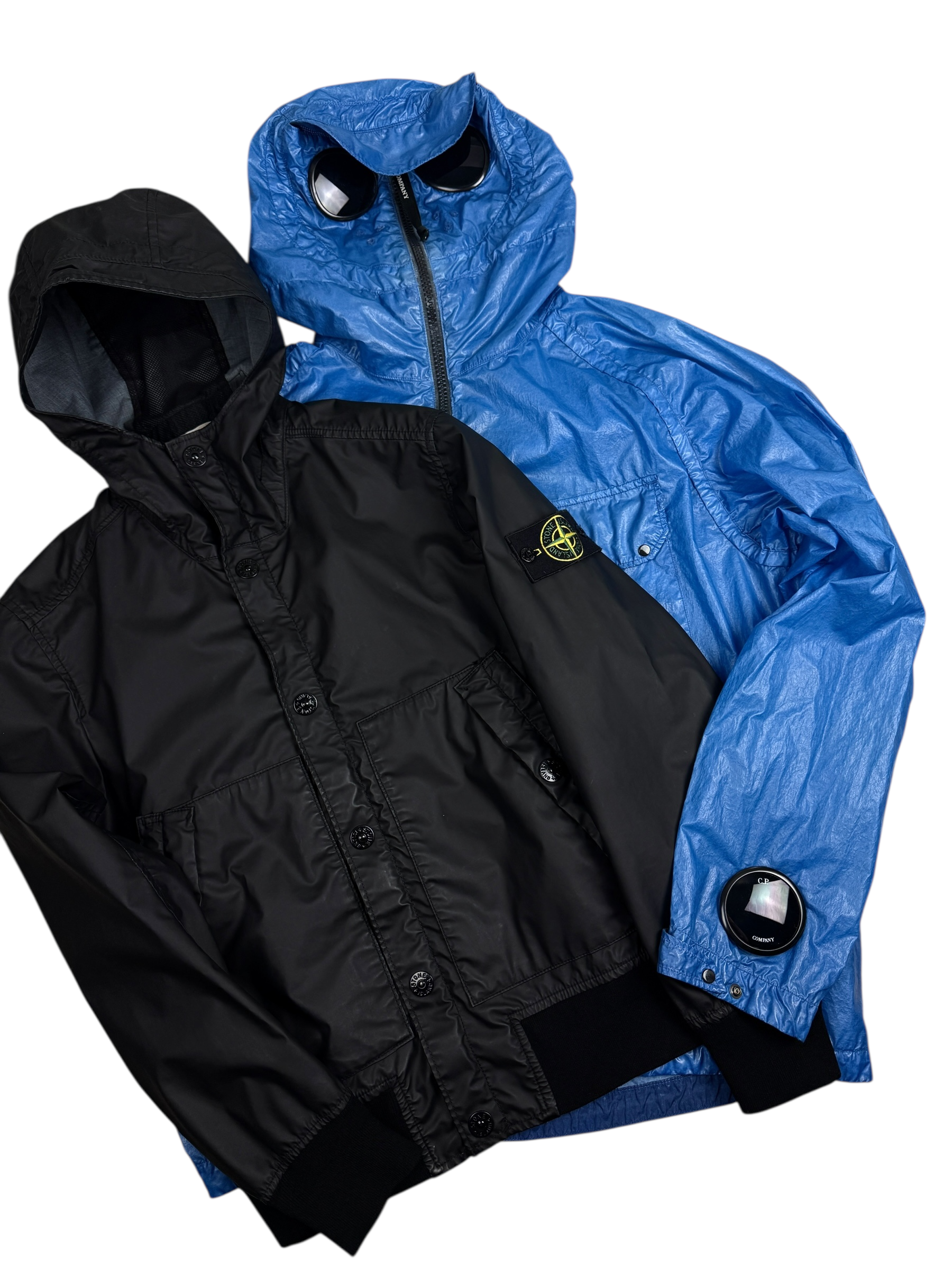 VESTE C.P COMPANY NYBER EXPLORER JACKET - BLEU - TAILLE 50