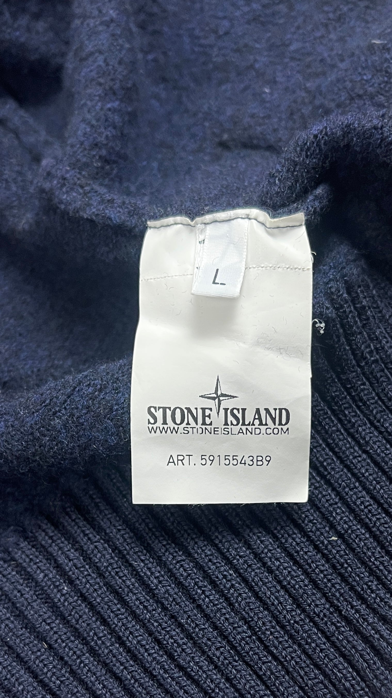 Gilet Zippé à Capuche Stone Island - Marine - Taille L