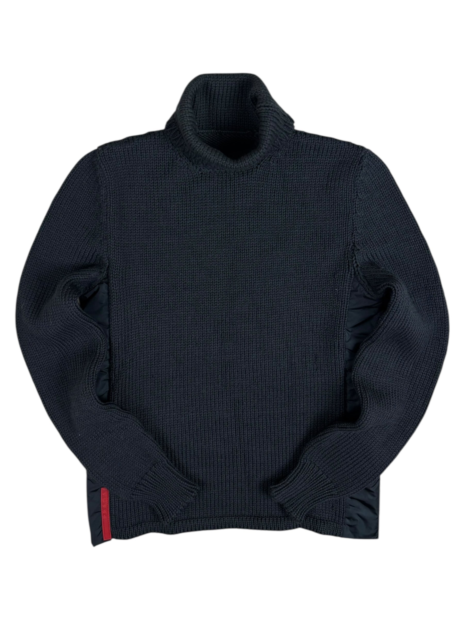 PULL COL ROULÉ PRADA - GRIS - TAILLE S