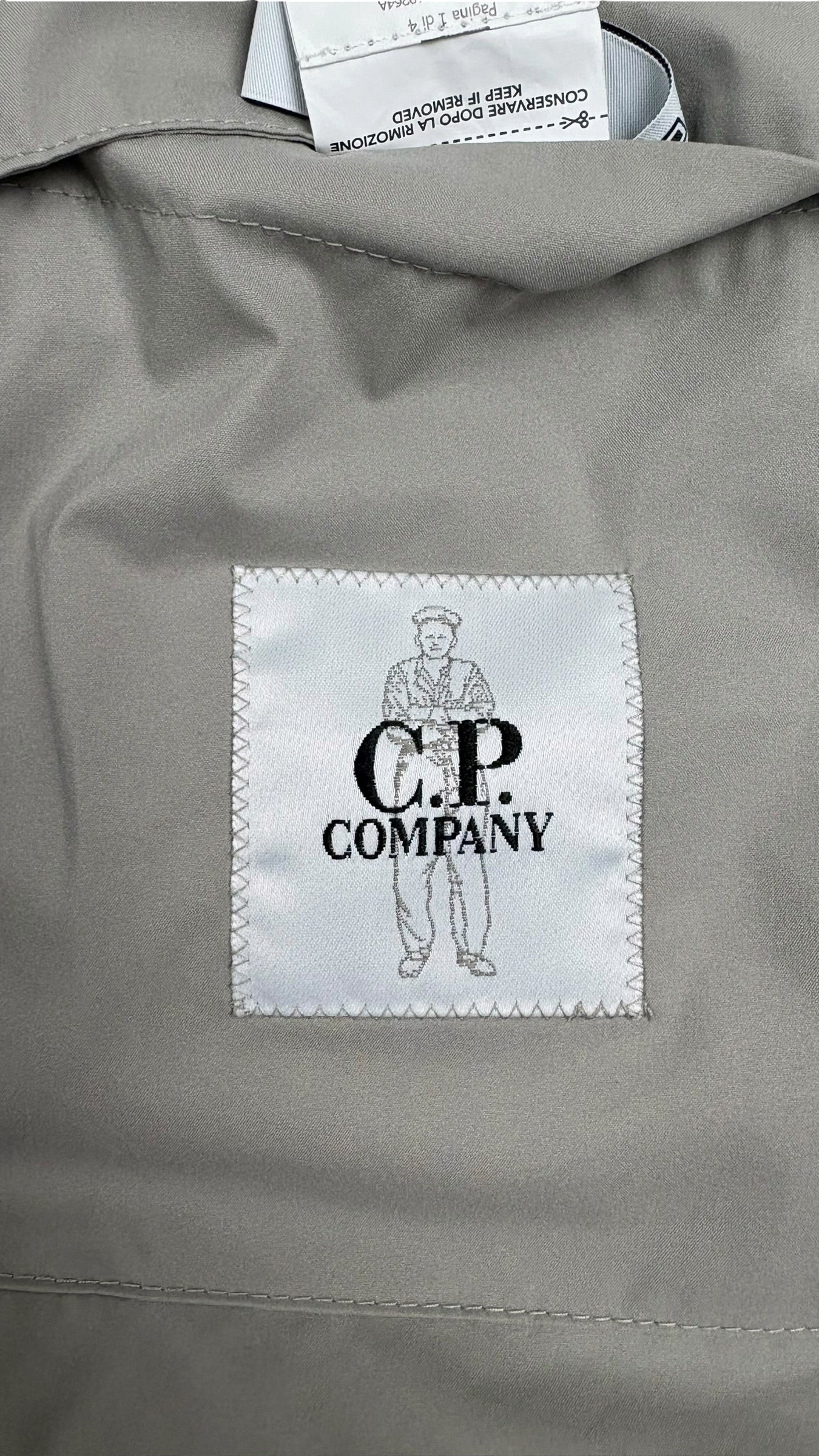 Veste C.P Company Pro-Tek grise - zip double sens