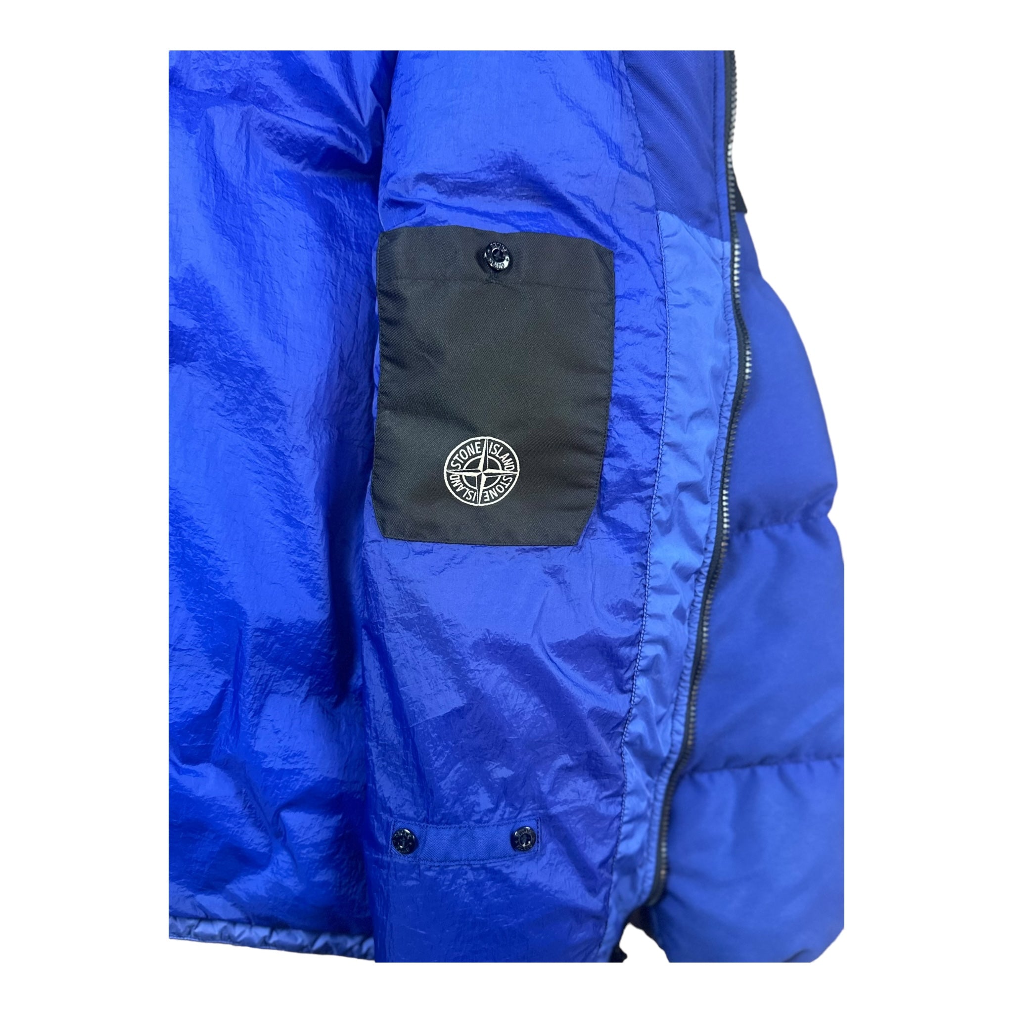 DOUDOUNE À CAPUCHE STONE ISLAND GARMENT DYED CRINKLE REPS NY DOWN - NB08