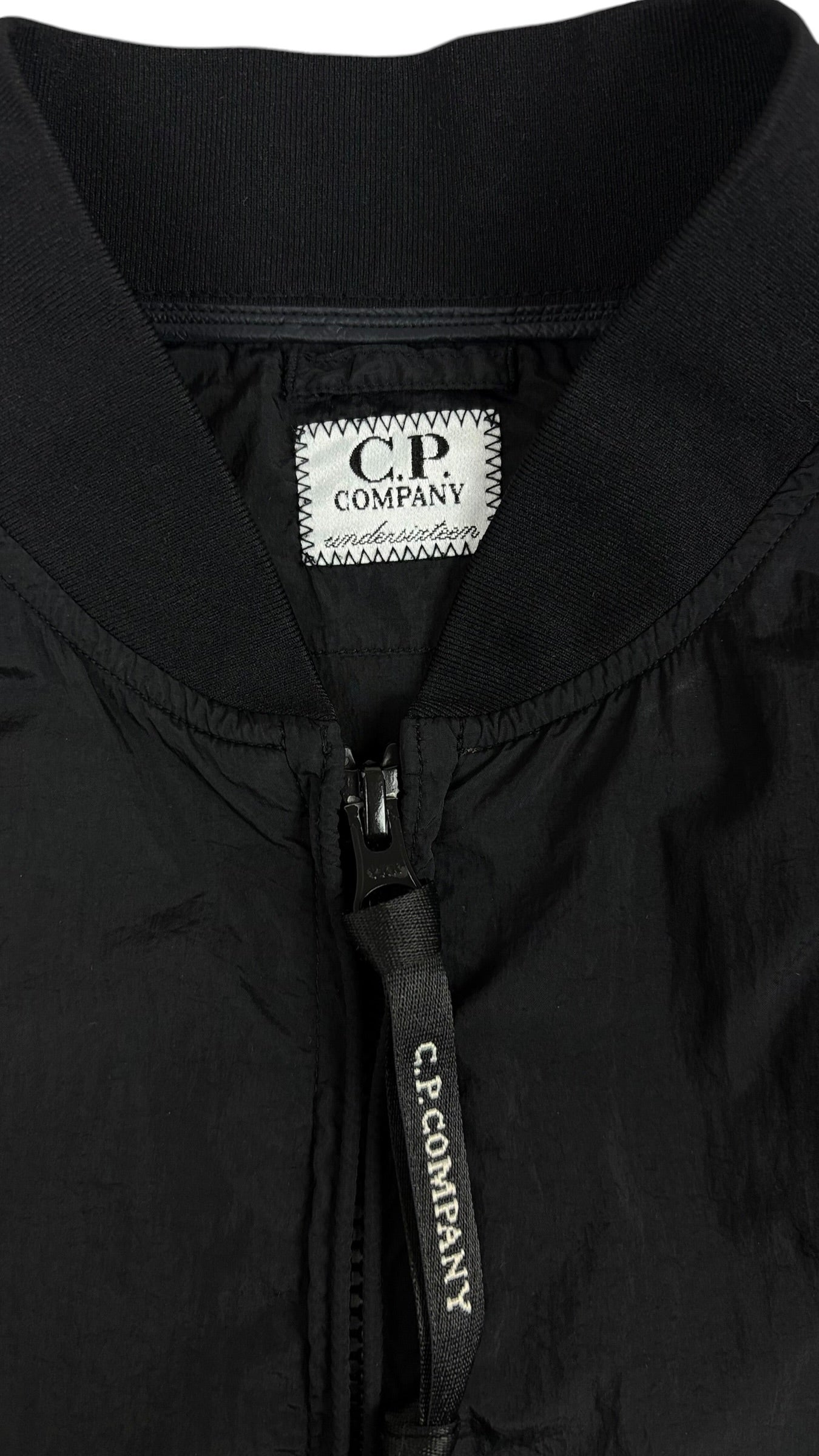 VESTE C.P COMPANY CR-L GARMENT DYEING - NOIR - TAILLE 12 ANS