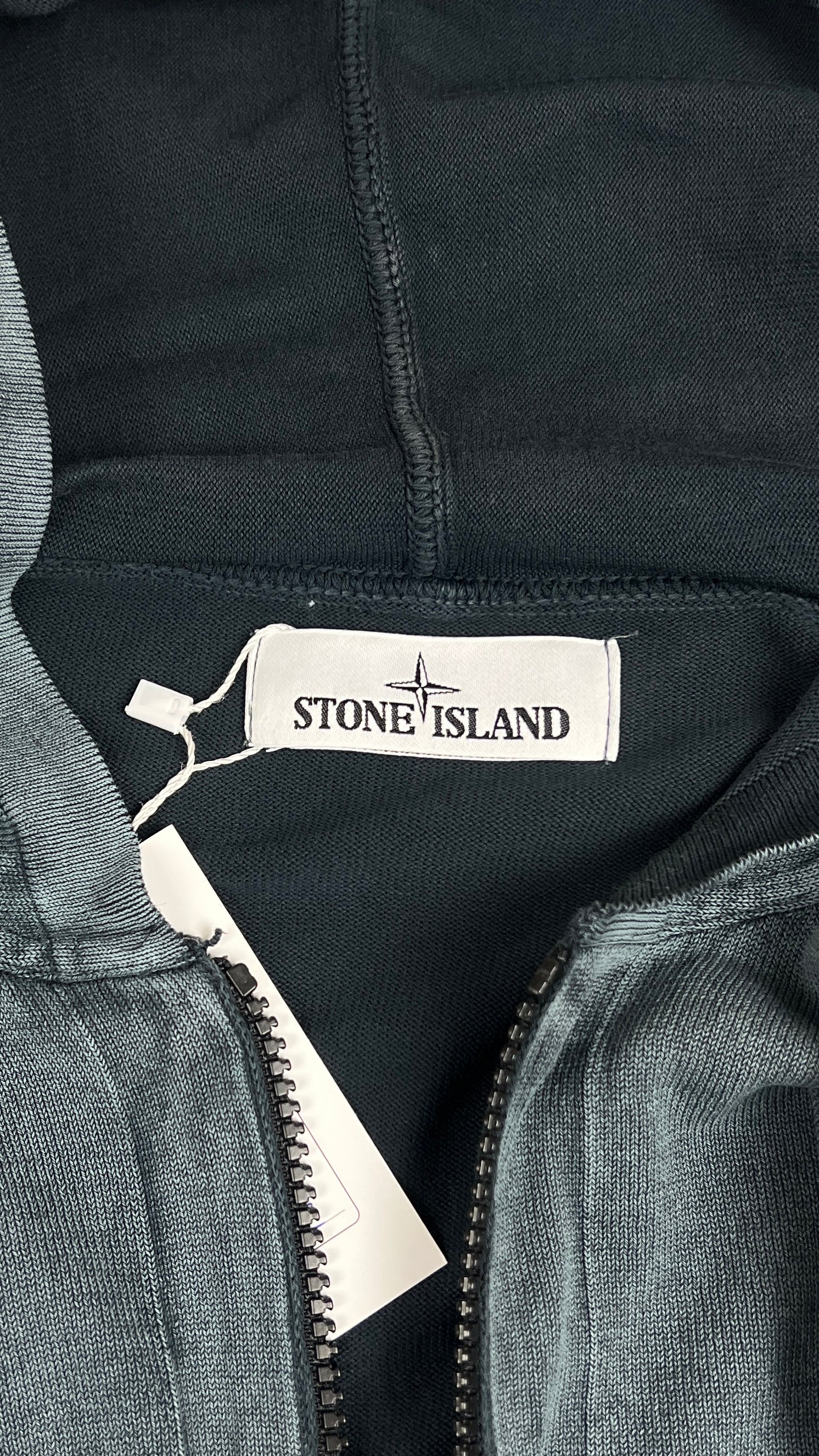 Gilet Zippé à Capuche Stone Island - Gris - Taille S