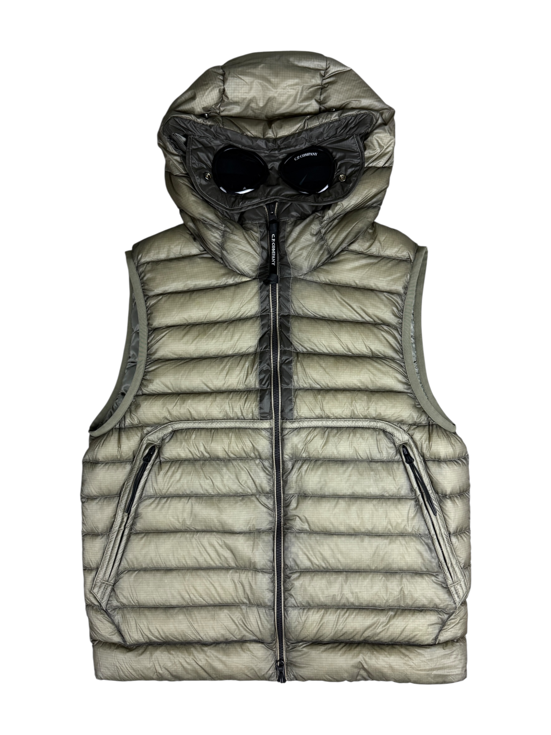 DOUDOUNE SANS MANCHE C.P COMPANY D.D SHELL DOWN JACKET - CAMEL- TAILLE M - NEUF