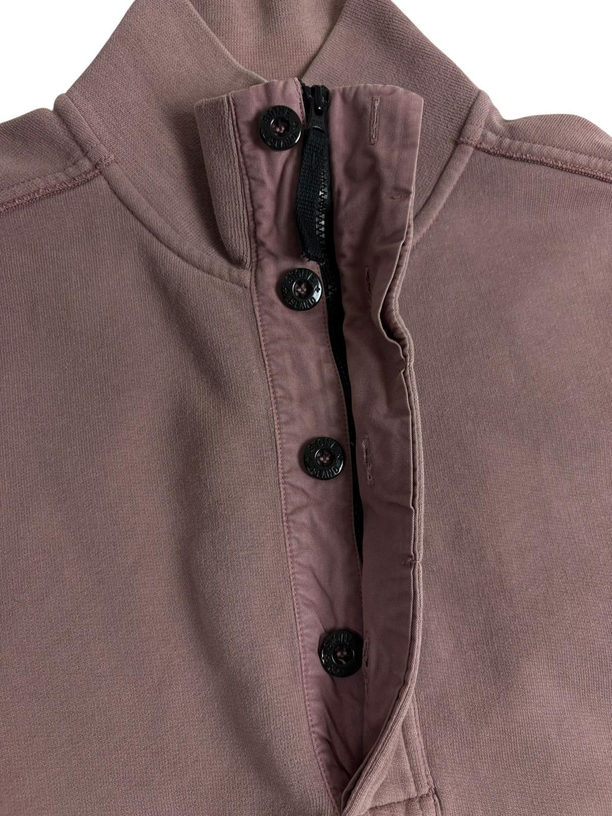 PULL ZIPPÉ STONE ISLAND - MAUVE - TAILLE S