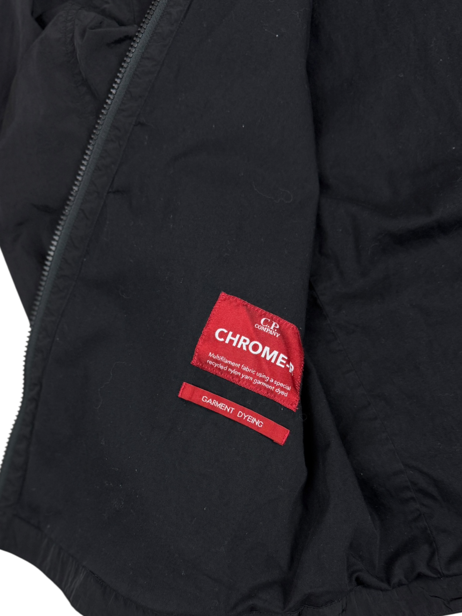 VESTE C.P COMPANY CHROME-R GARMENT DYEIND - NOIR - TAILLE L