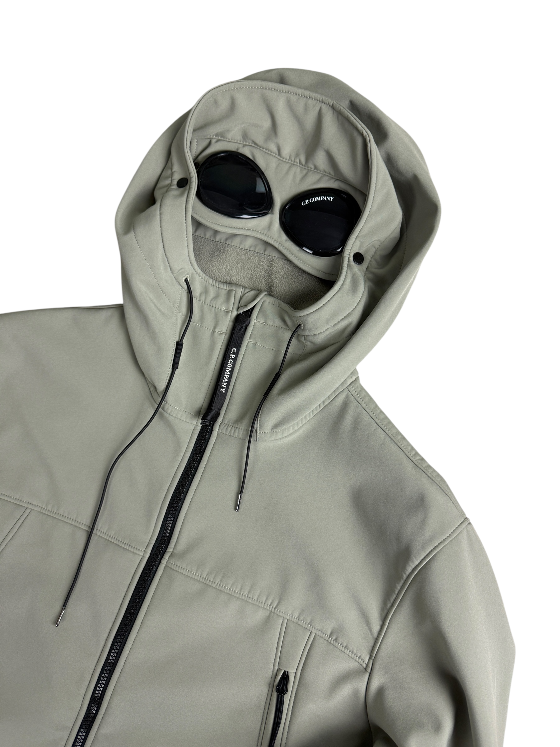 VESTE C.P COMPANY SHELL-R GOGGLE JACKET - KAKI - TAILLE XL